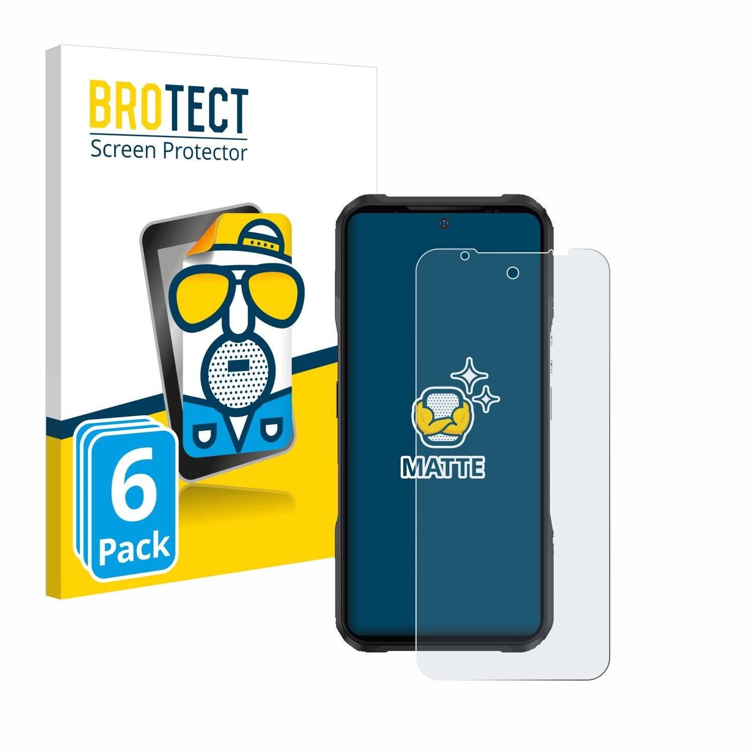 6x BROTECT Entspiegelungs-Folie für Doogee V20
