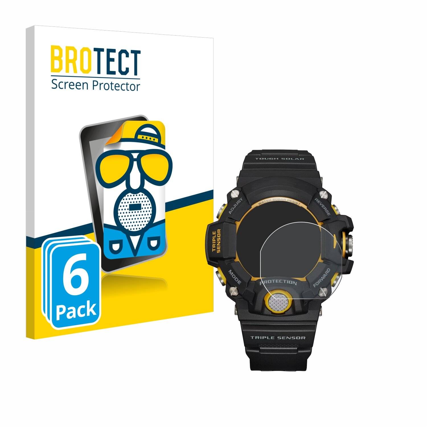 6x BROTECT Entspiegelungs-Folie für Casio G-Shock