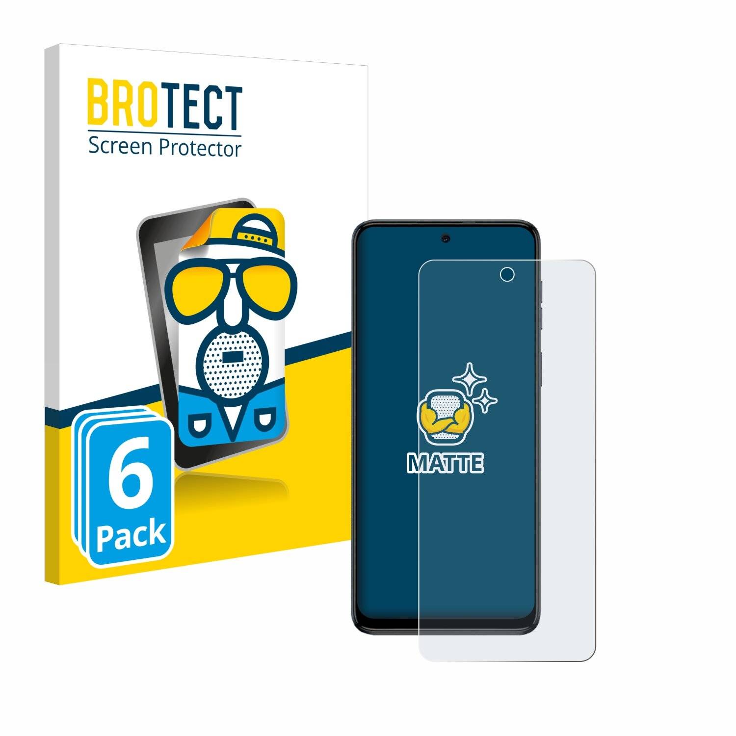 6x BROTECT Entspiegelungs-Folie für Motorola Moto