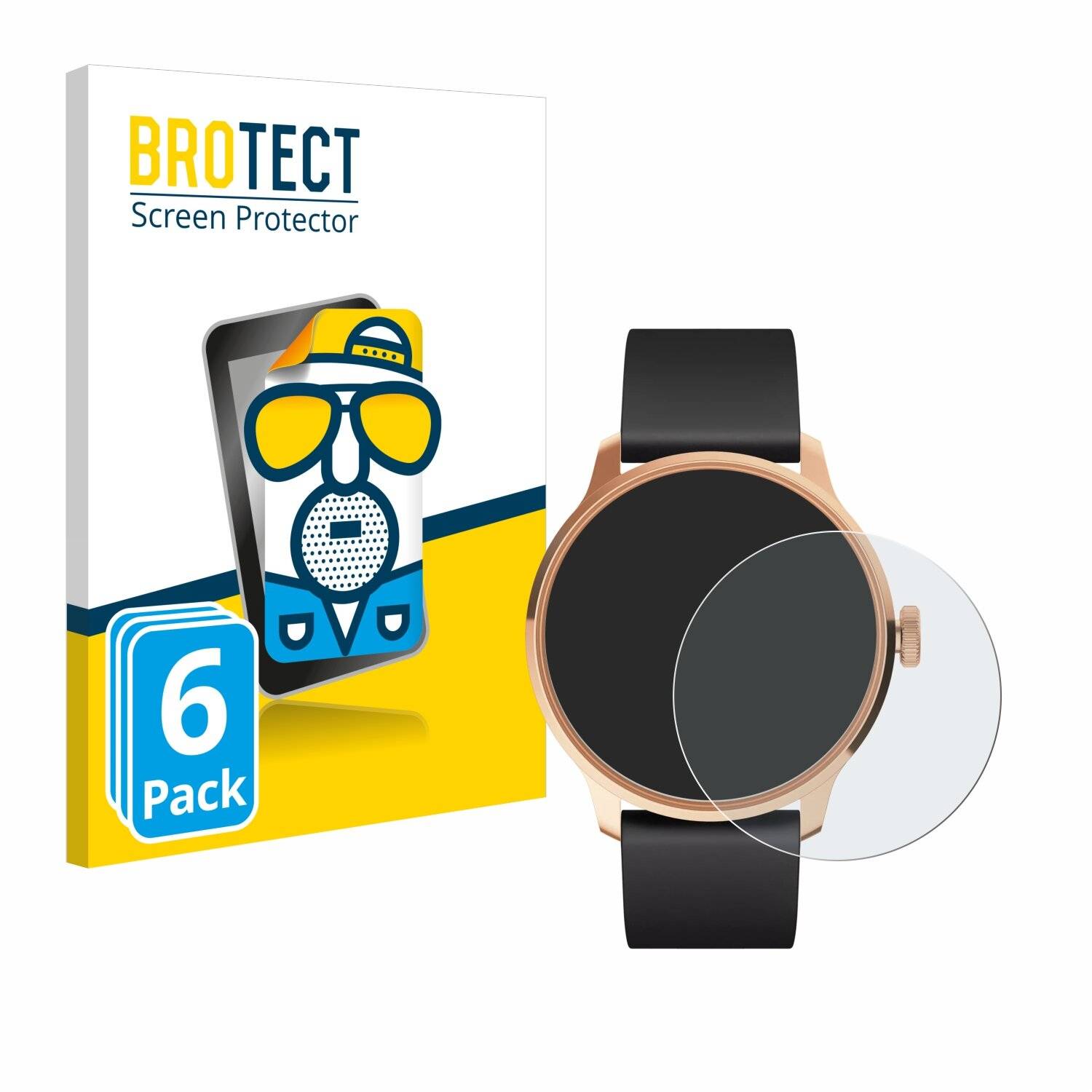 6x BROTECT Entspiegelungs-Folie für Withings ScanWatch