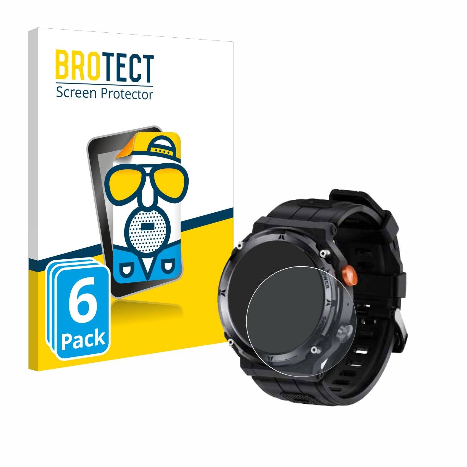 6x BROTECT Entspiegelungs-Folie für Lemfo C21 Pro
