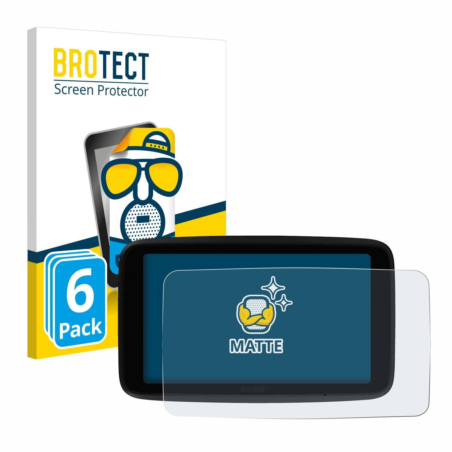 6x BROTECT Entspiegelungs-Folie für TomTom GO Superior