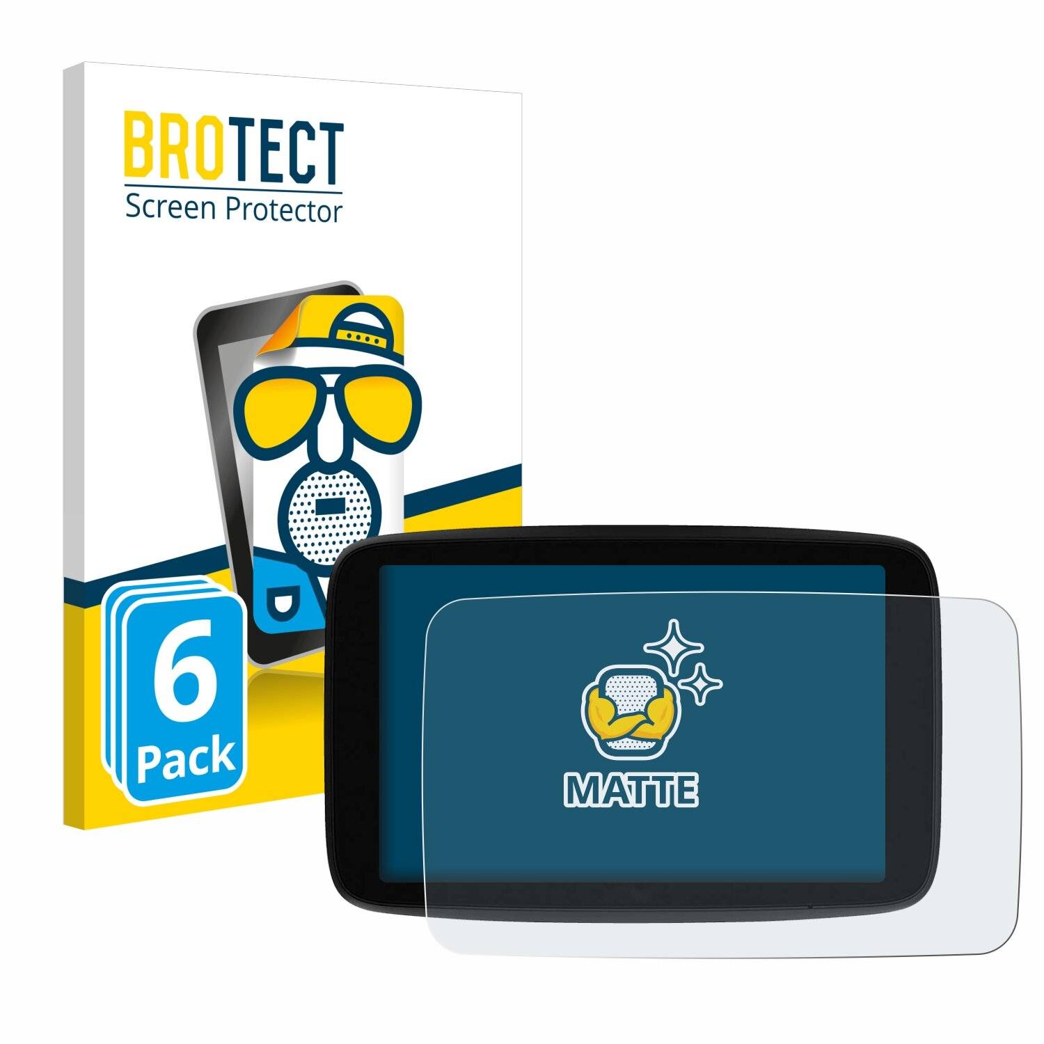 6x BROTECT Entspiegelungs-Folie für TomTom GO Superior
