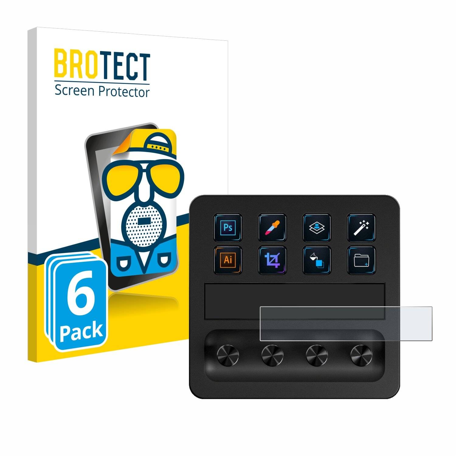 6x BROTECT Entspiegelungs-Folie für Elgato Stream Deck