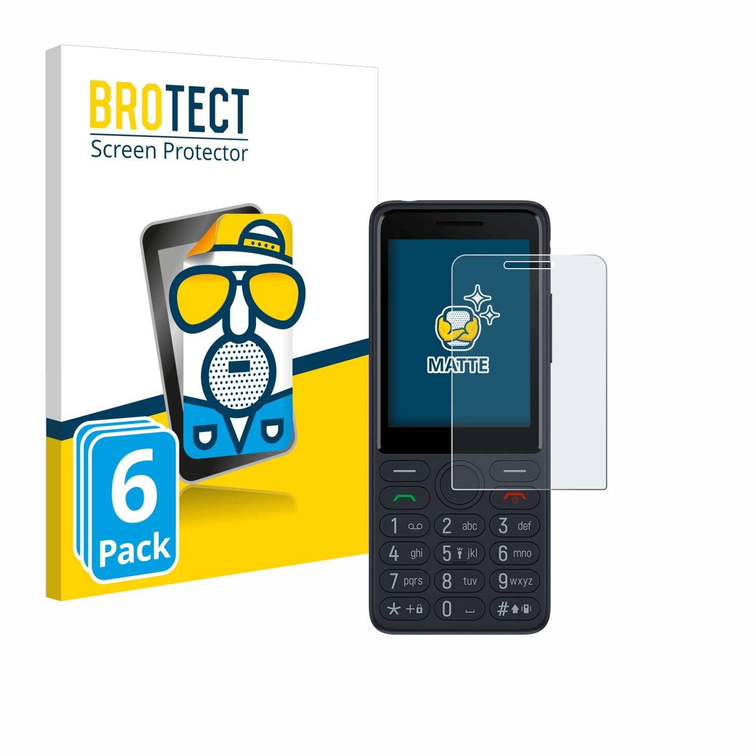 6x BROTECT Entspiegelungs-Folie für TCL Onetouch