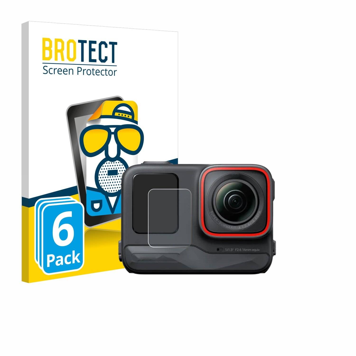 6x BROTECT Entspiegelungs-Folie für Insta360 Ace Pro (Vorderes
