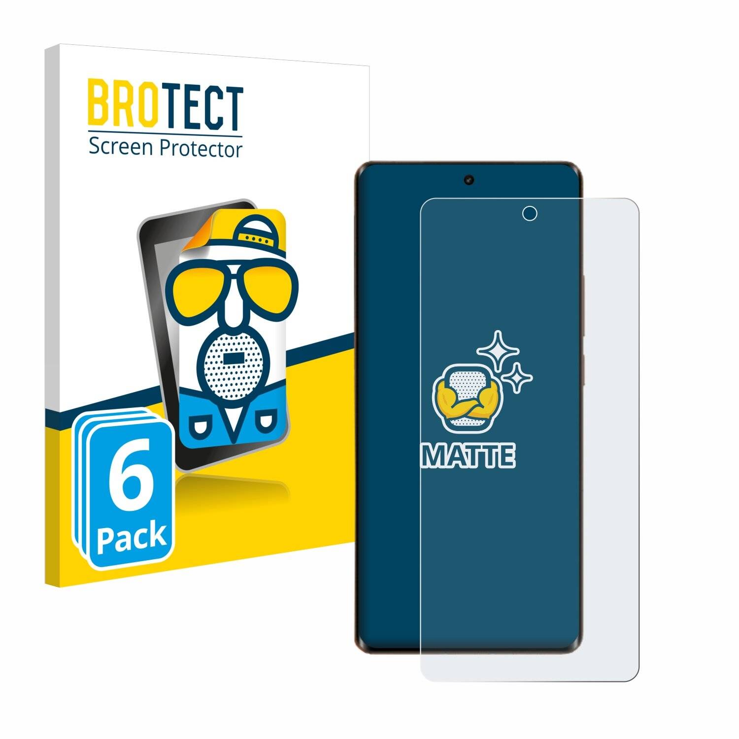 6x BROTECT Entspiegelungs-Folie für realme GT5