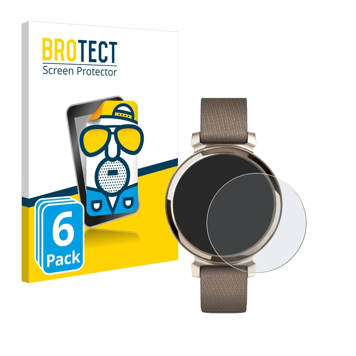 6x BROTECT Entspiegelungs-Folie für Garmin Lily