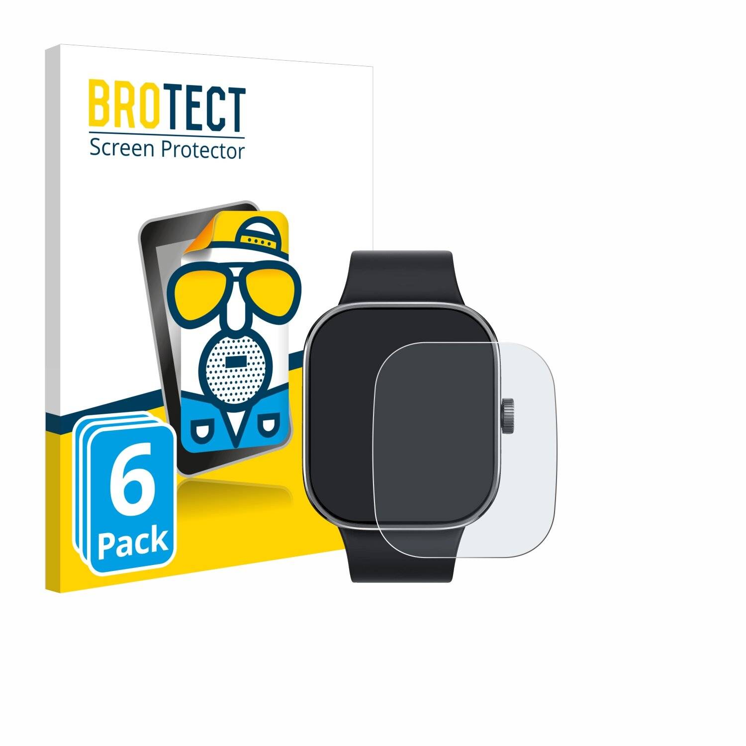 6x BROTECT Entspiegelungs-Folie für Xiaomi Redmi Watch
