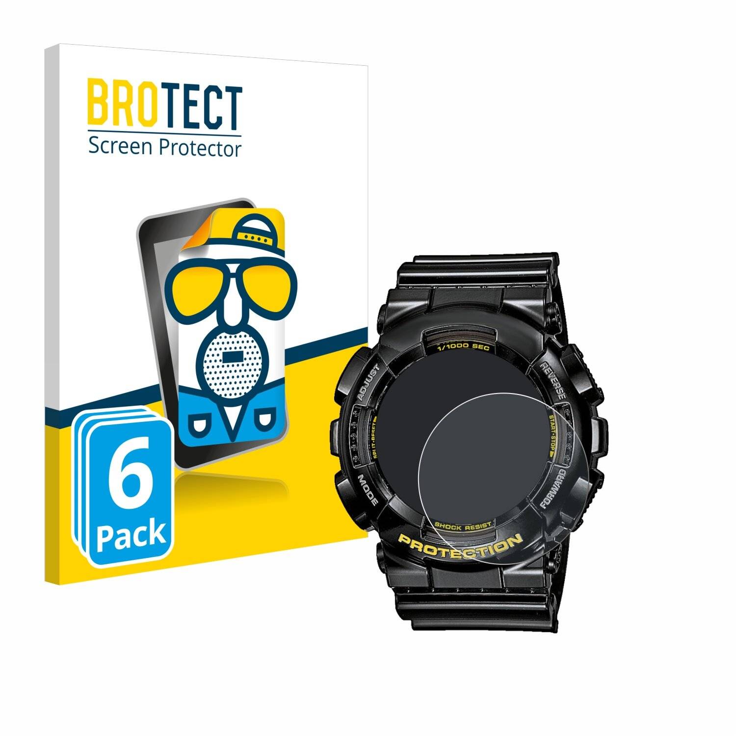 6x BROTECT Entspiegelungs-Folie für Casio G-Shock