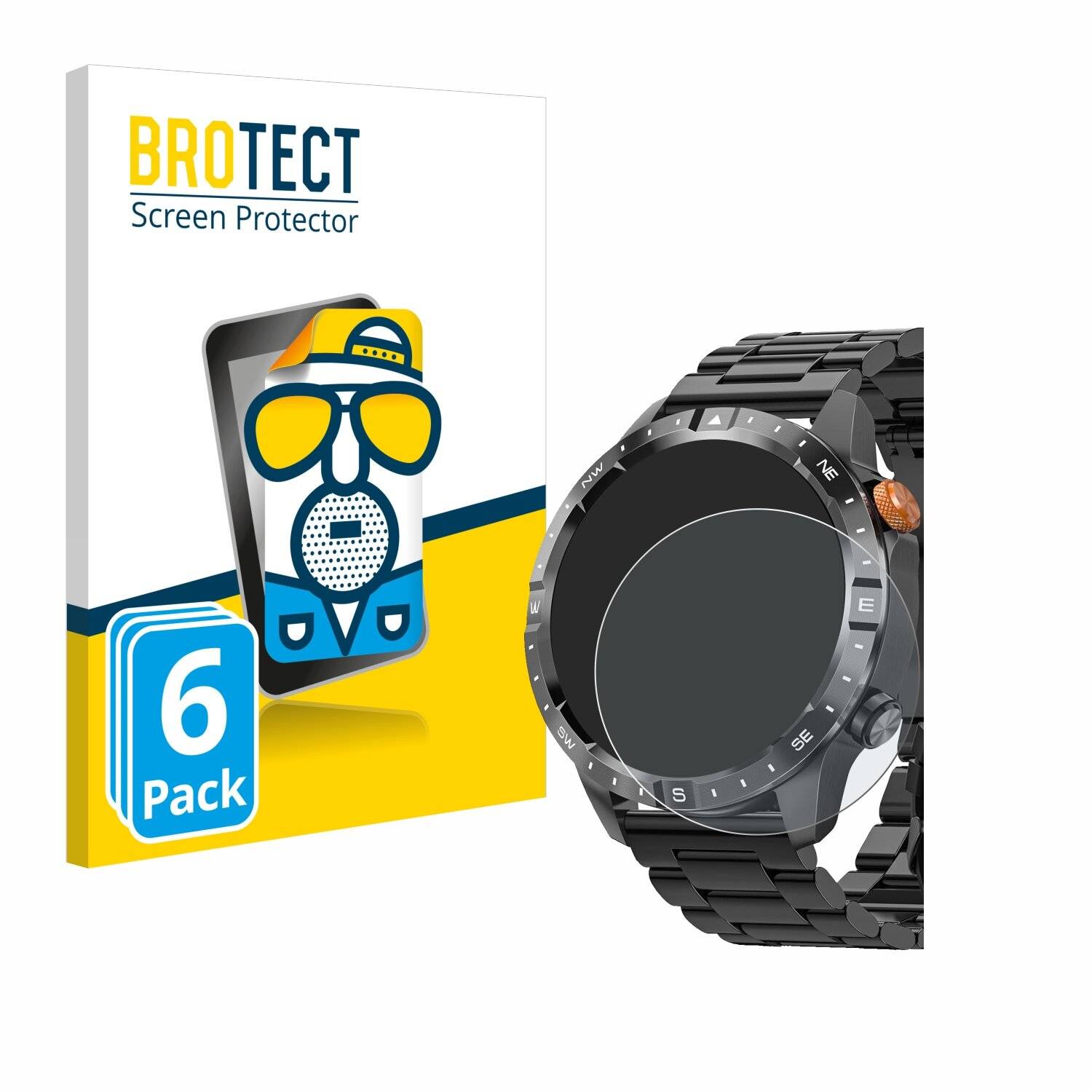 6x BROTECT Entspiegelungs-Folie für Swgota AK57