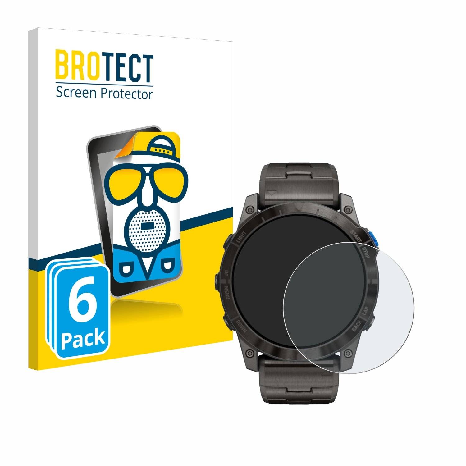 6x BROTECT Entspiegelungs-Folie für Garmin D2 Mach1