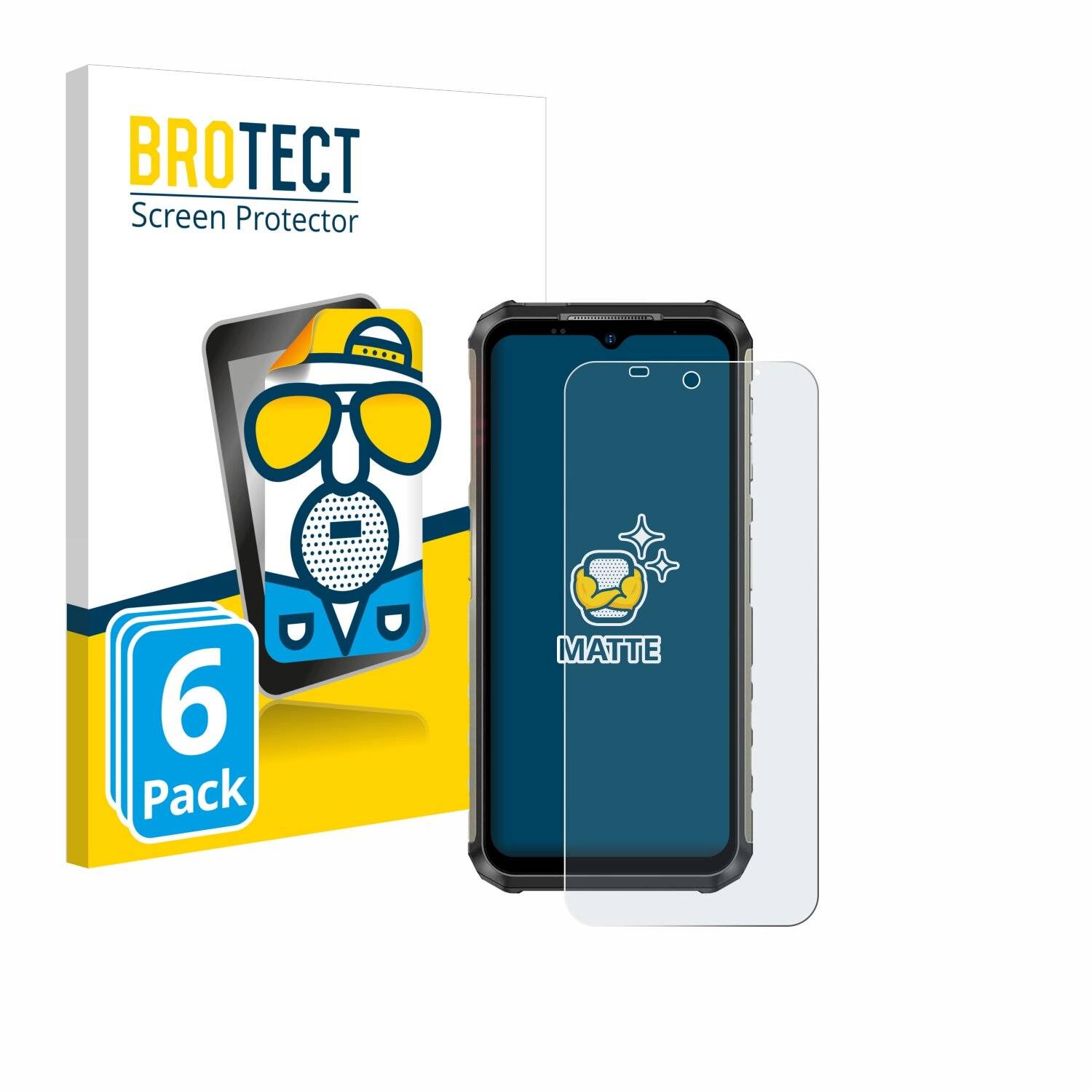 6x BROTECT Entspiegelungs-Folie für Ulefone Armor