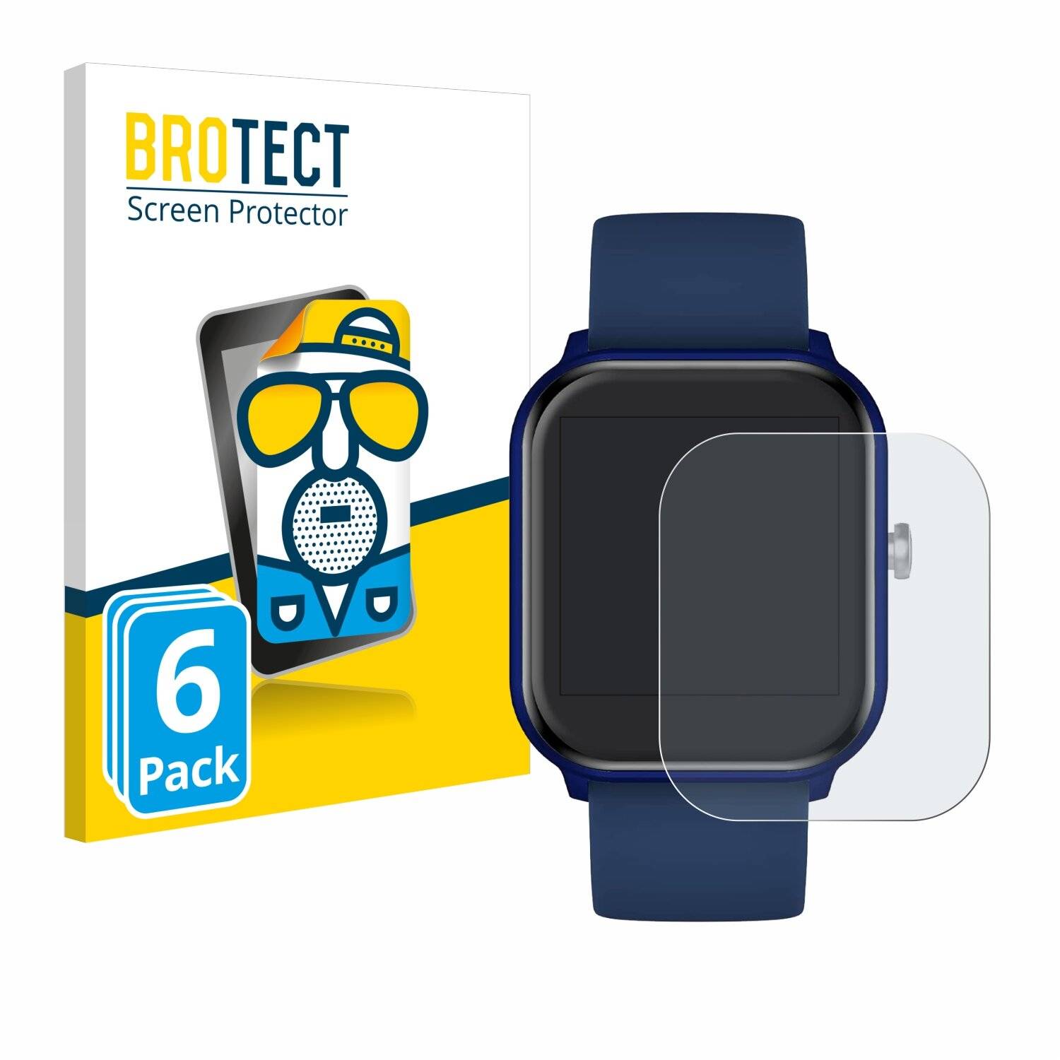 6x BROTECT Entspiegelungs-Folie für Ice-Watch ICE smart