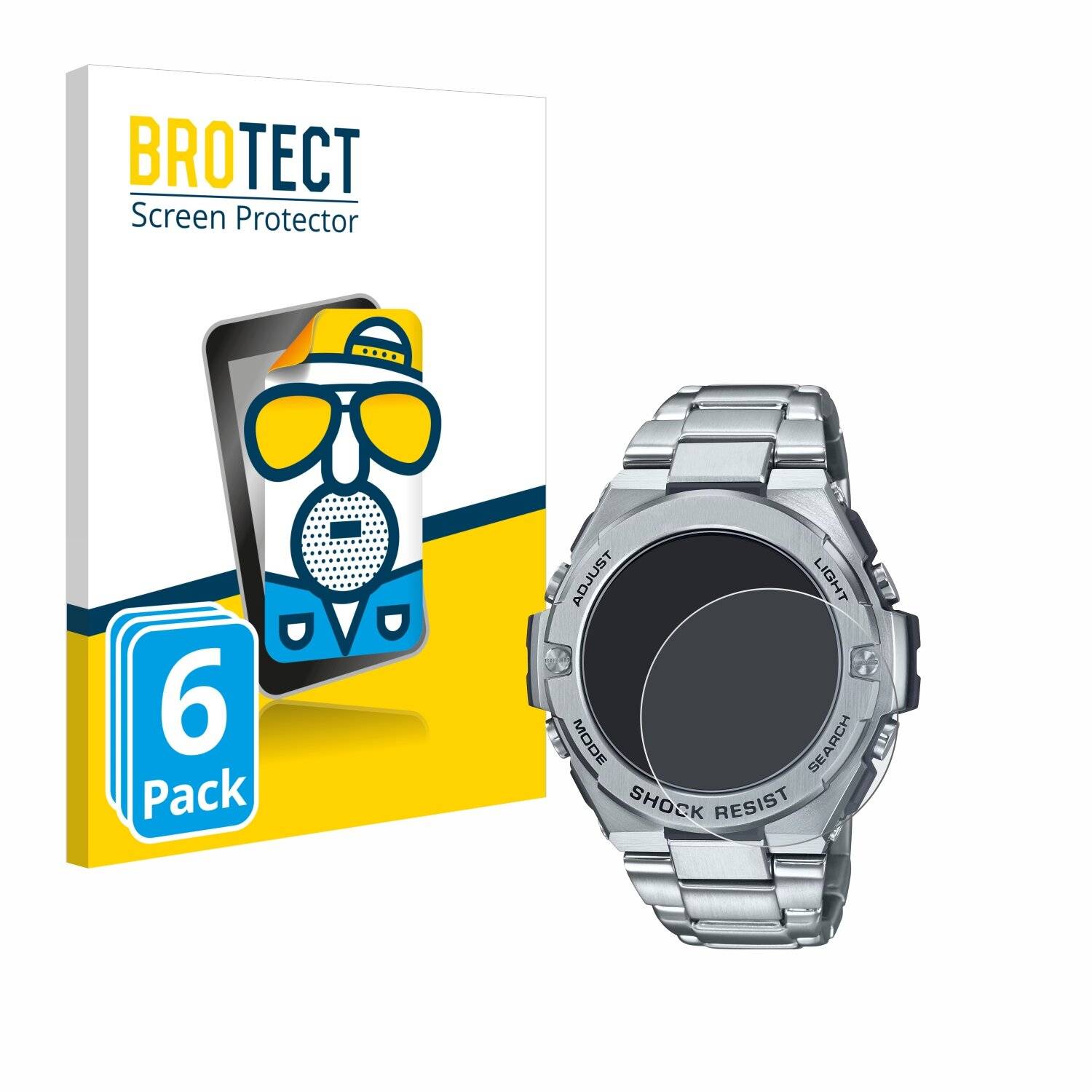 6x BROTECT Entspiegelungs-Folie für Casio G-Shock