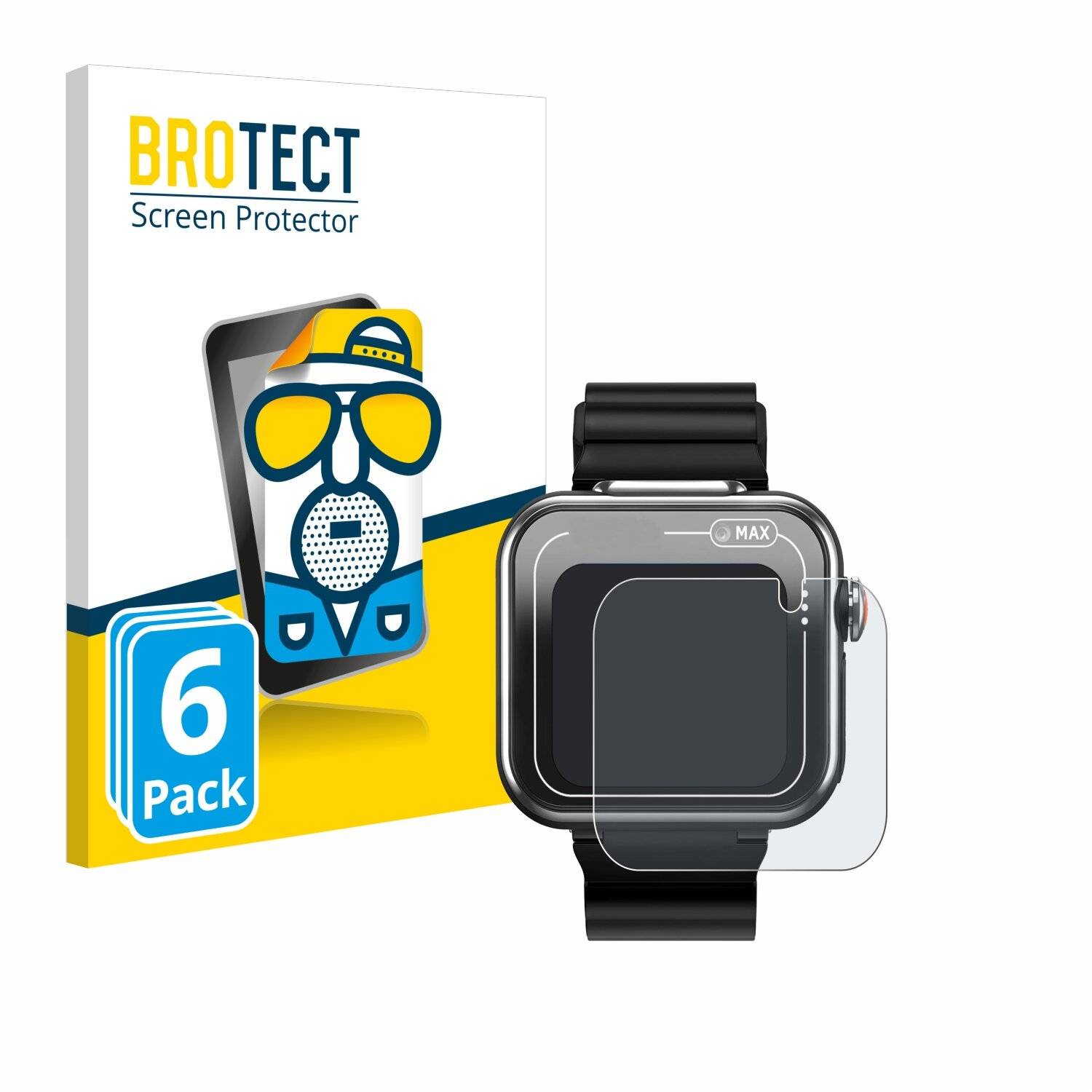 6x BROTECT Entspiegelungs-Folie für Vtech Kidizoom Smartwatch