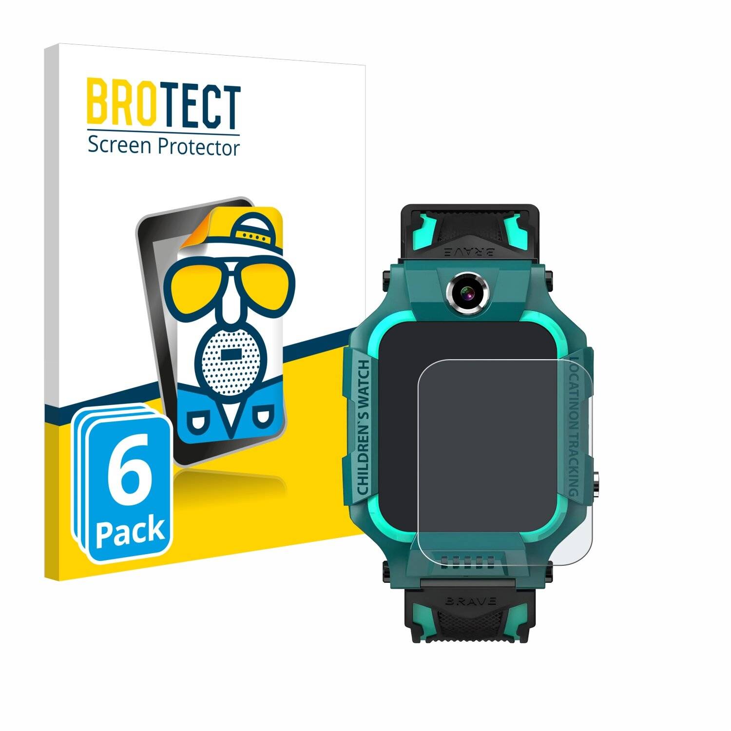 6x BROTECT Entspiegelungs-Folie für Retoo Smartwatch