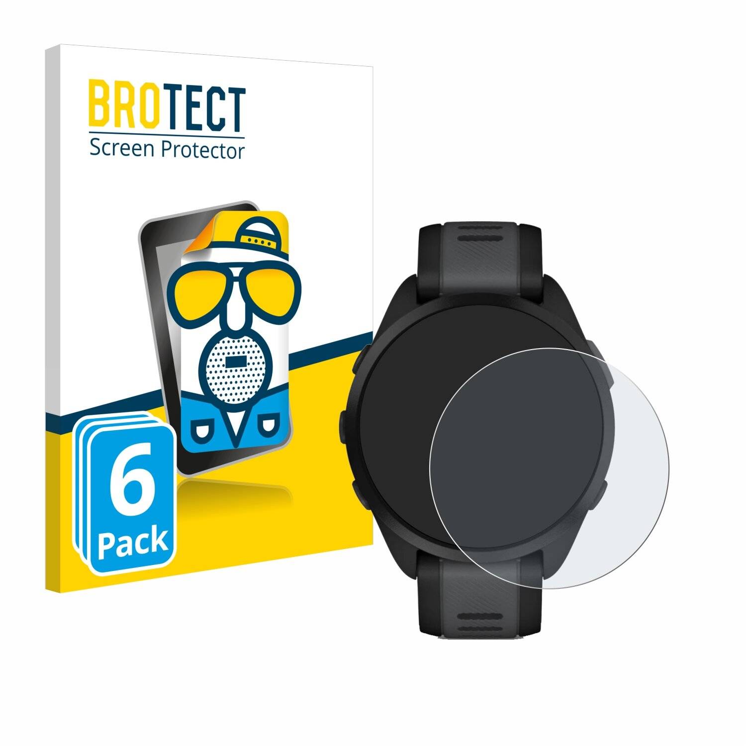 6x BROTECT Entspiegelungs-Folie für Garmin Forerunner