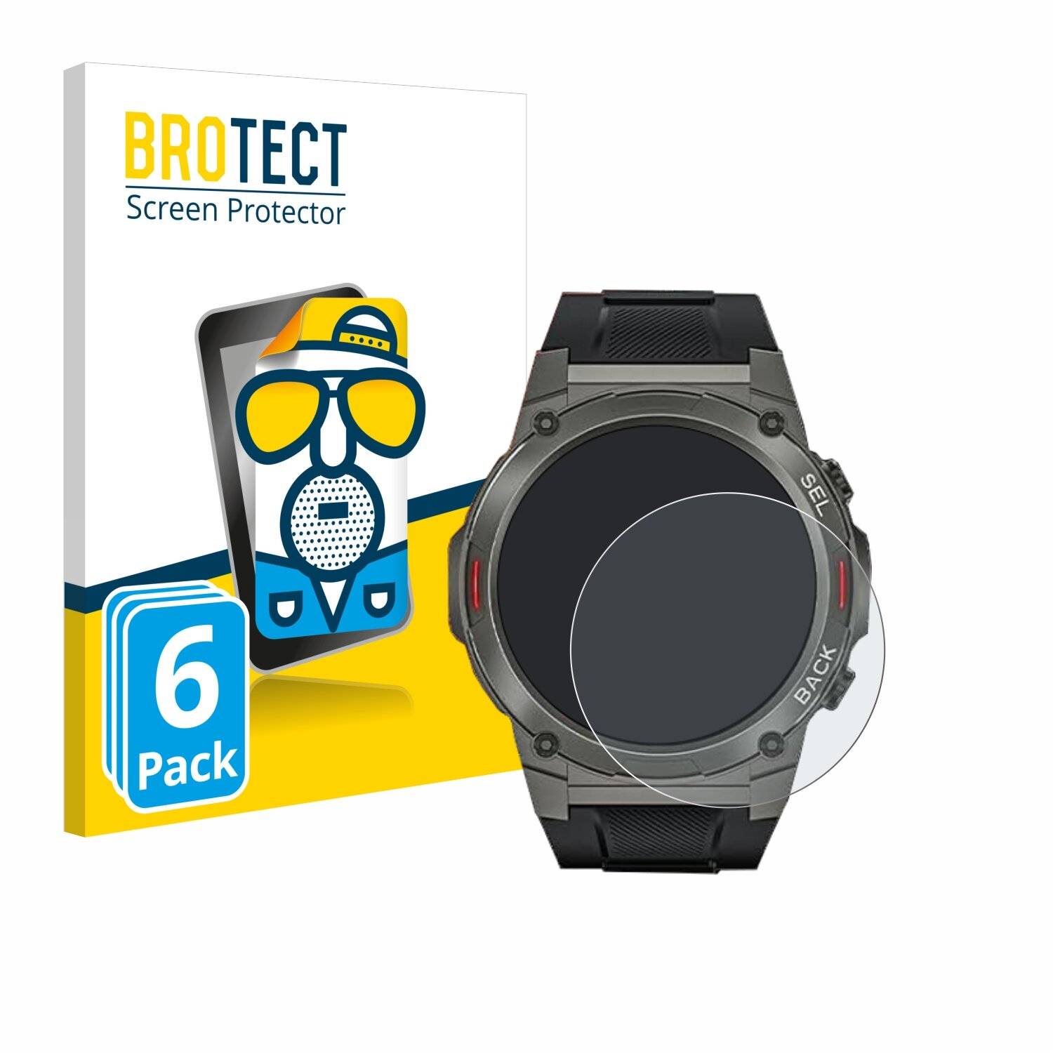 6x BROTECT Entspiegelungs-Folie für Oukitel BT50