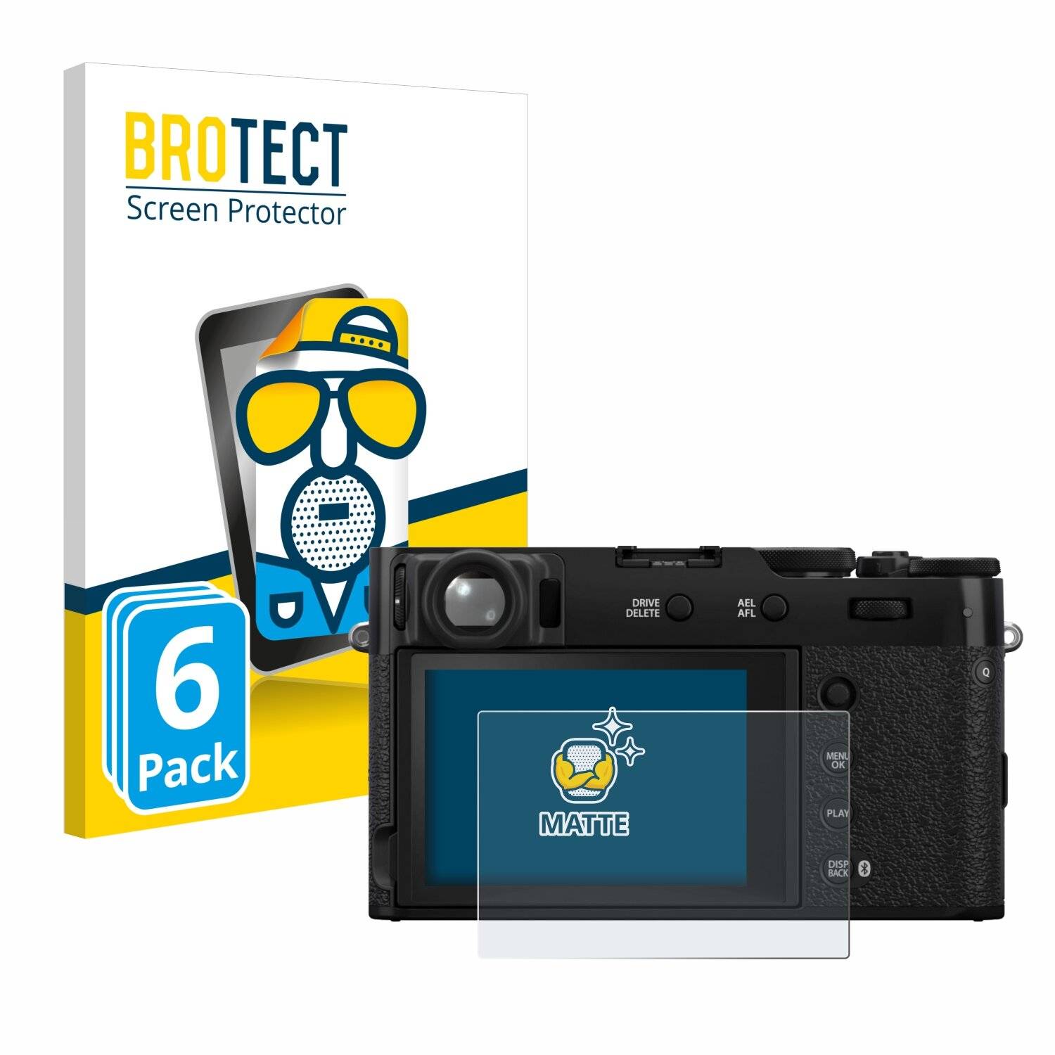 6x BROTECT Entspiegelungs-Folie für Fujifilm