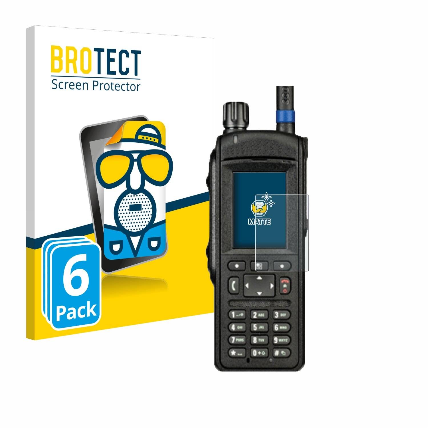 6x BROTECT Entspiegelungs-Folie für Motorola
