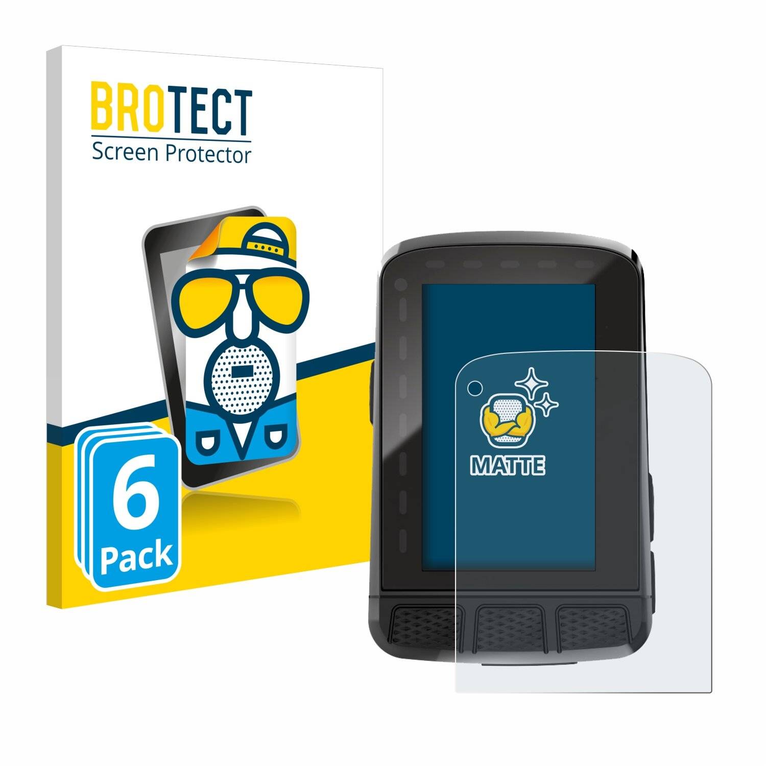 6x BROTECT Entspiegelungs-Folie für Wahoo Elemnt Roam V2