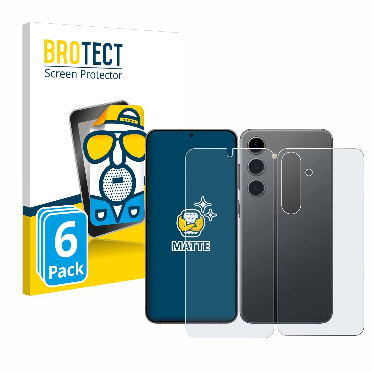 6x BROTECT Entspiegelungs-Folie für Samsung Galaxy S24 Enterprise Edition