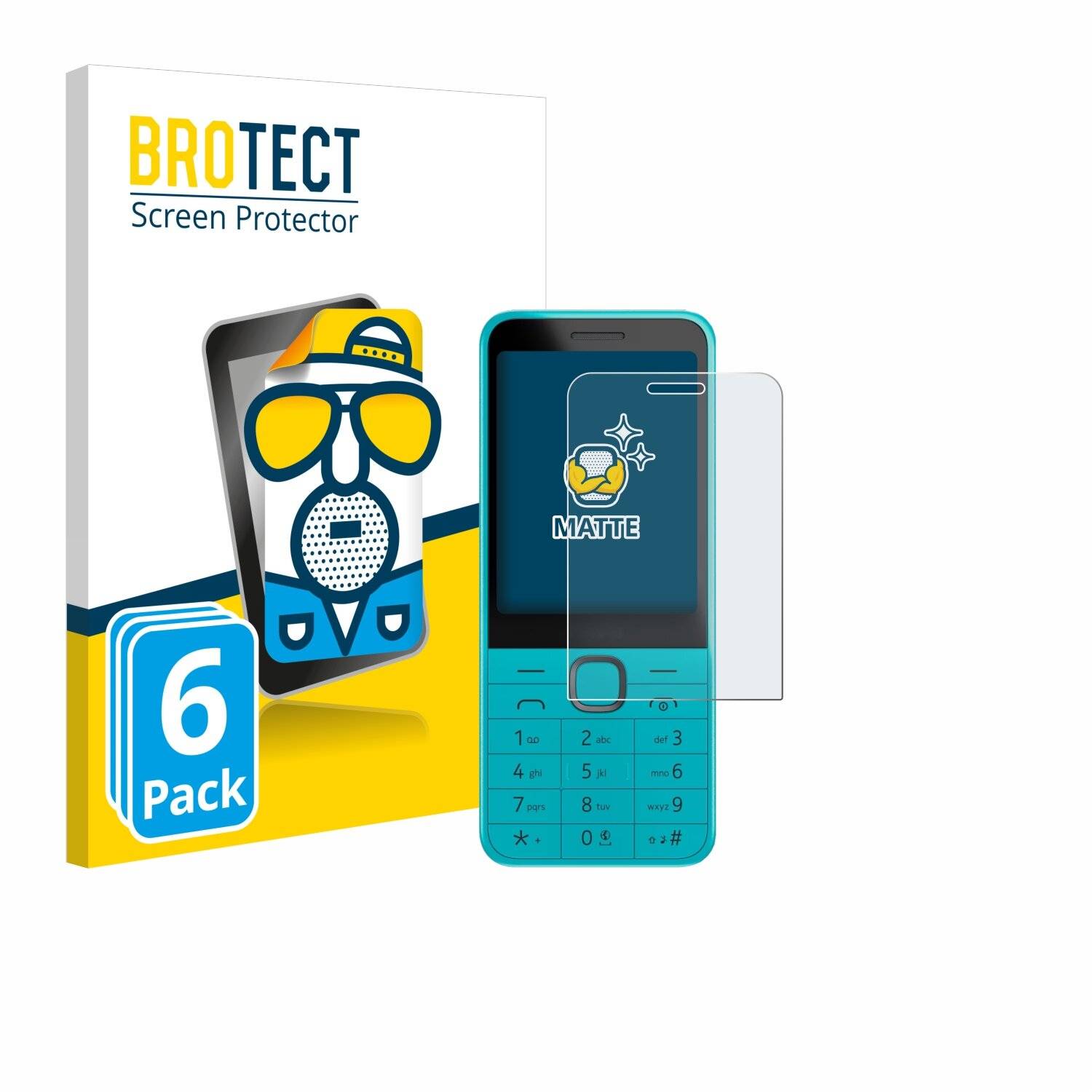 6x BROTECT Entspiegelungs-Folie für Nokia 235 4G
