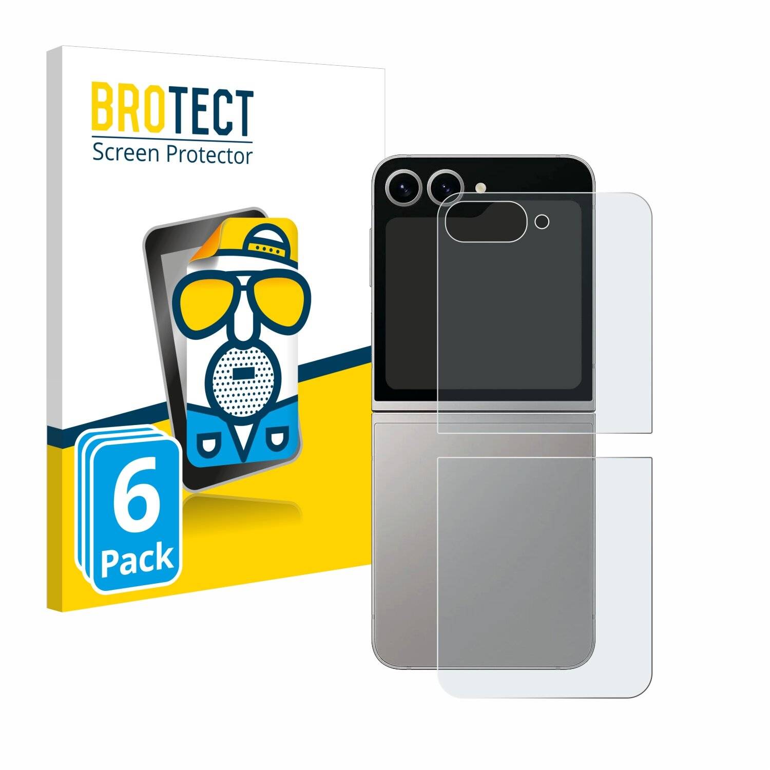 6x BROTECT Entspiegelungs-Folie für Samsung Galaxy Z Flip6