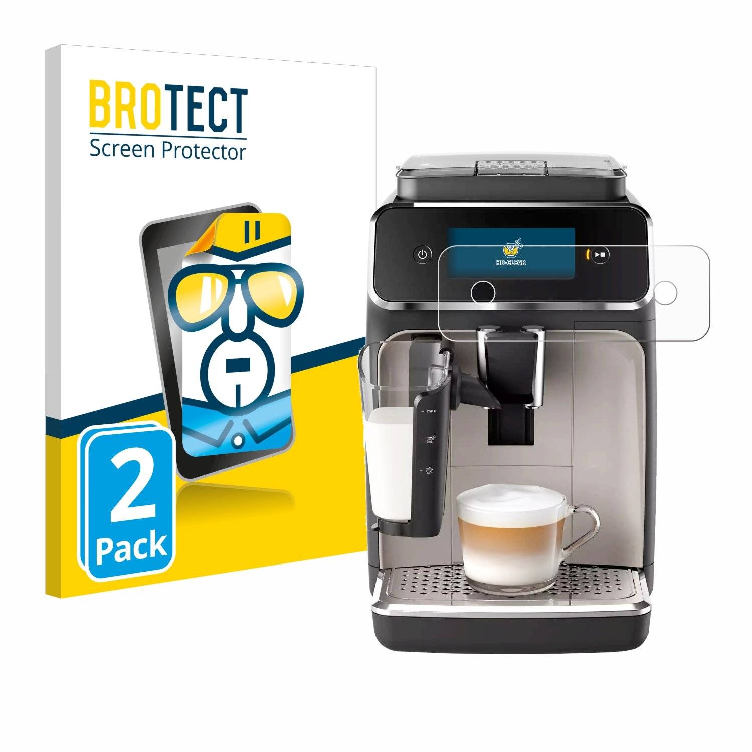 2x BROTECT Displayschutz-Folie für Philips Series