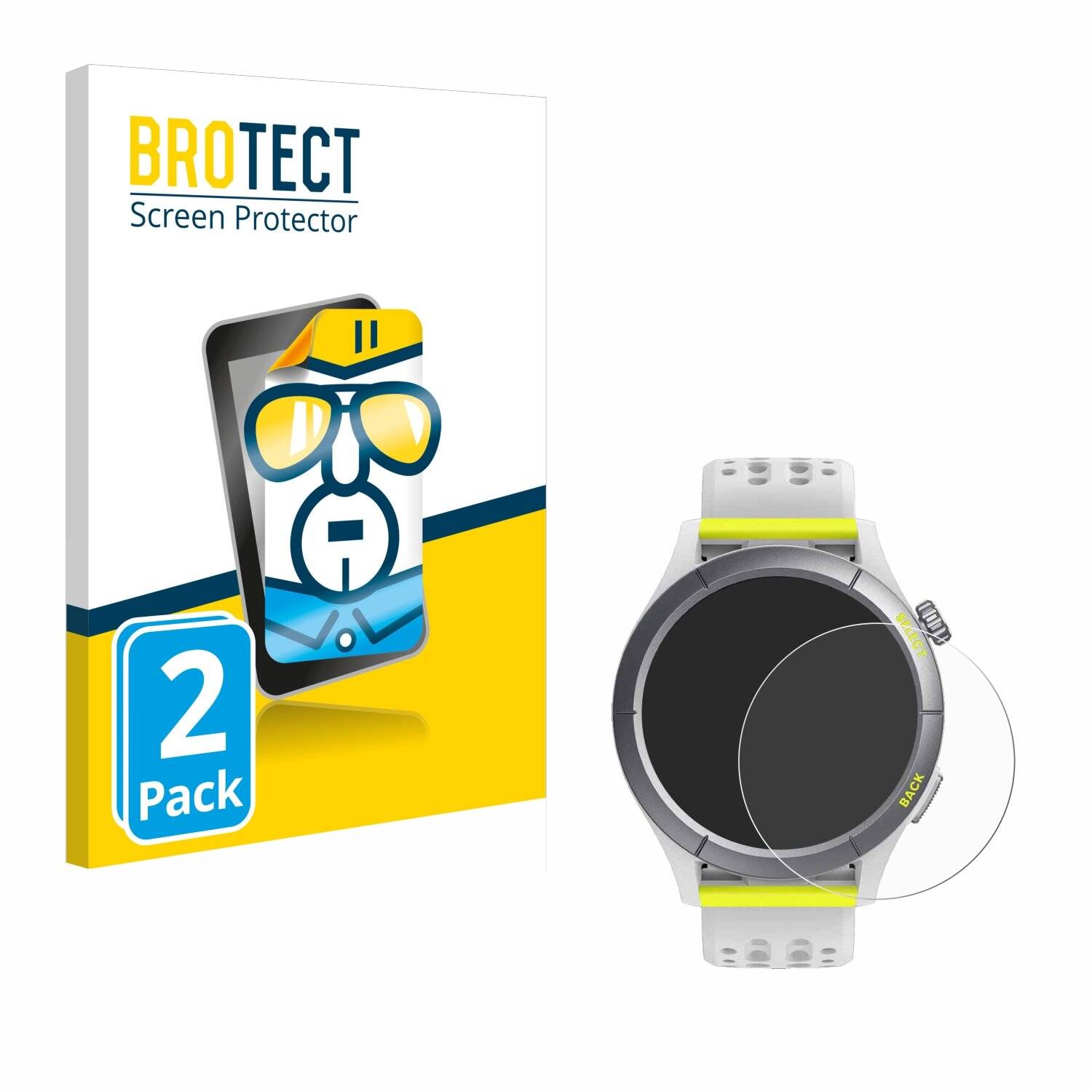 2x BROTECT Displayschutz-Folie für Huami Amazfit