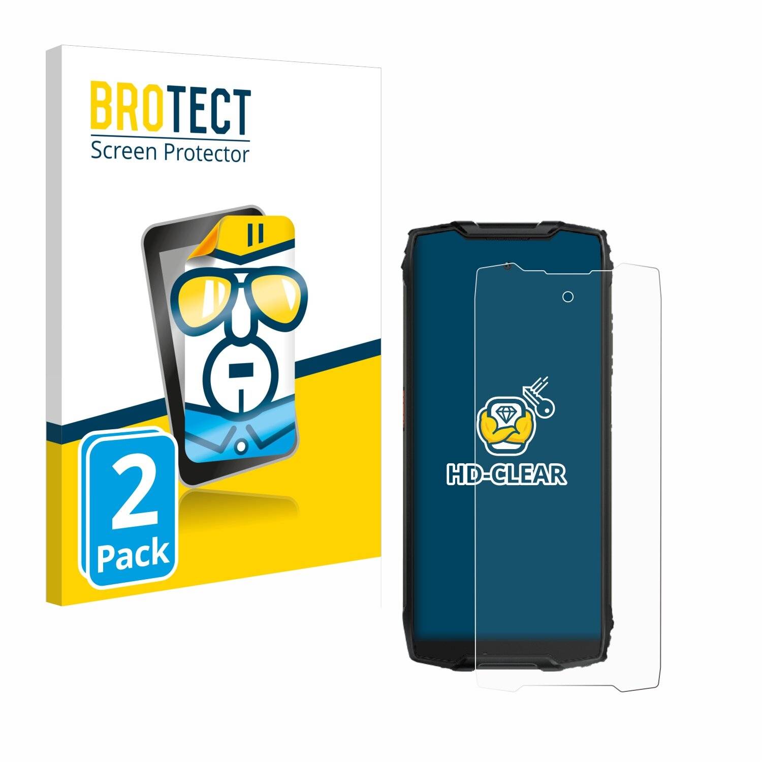 2x BROTECT Displayschutz-Folie für Blackview