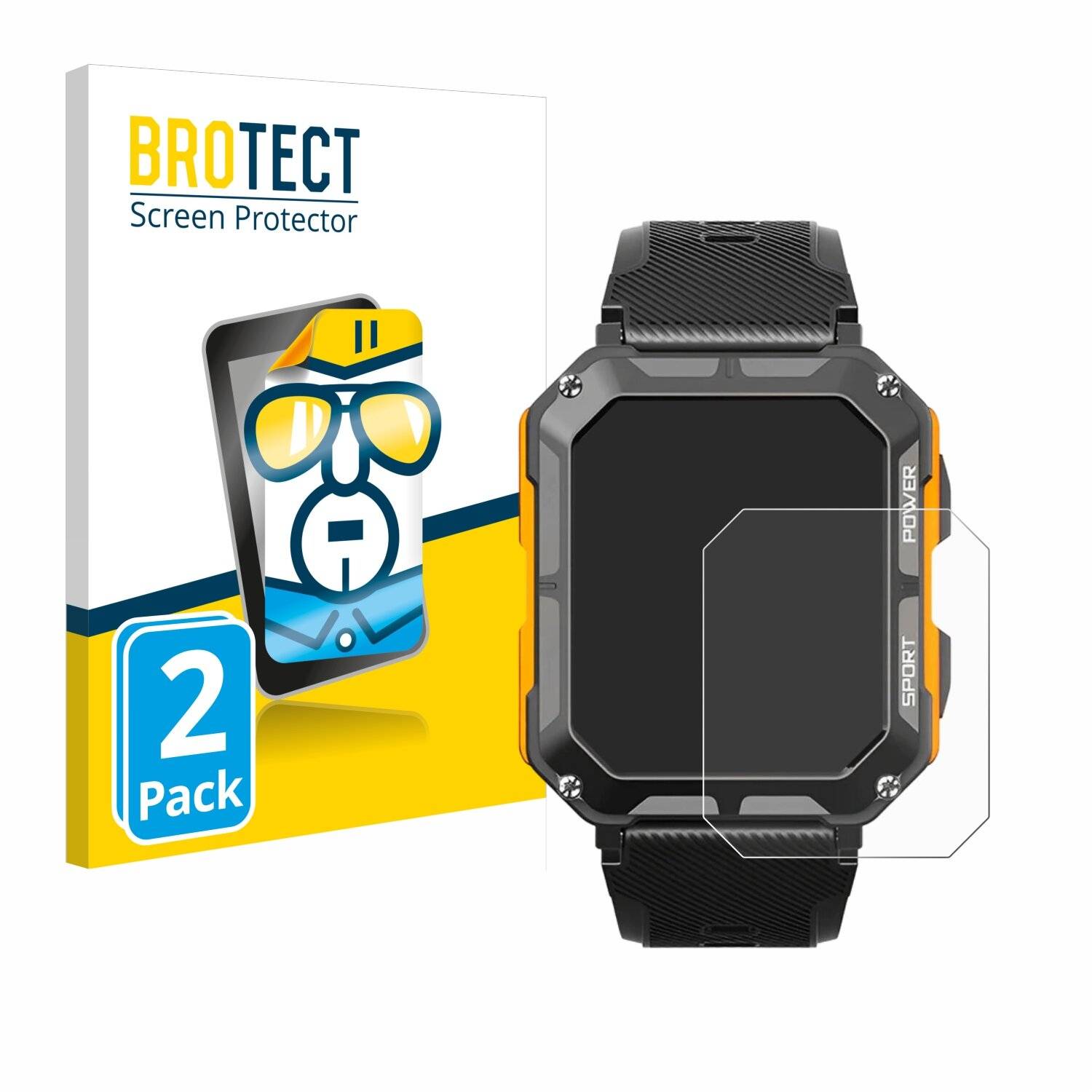 2x BROTECT Displayschutz-Folie für Njord Gear The Indestructible