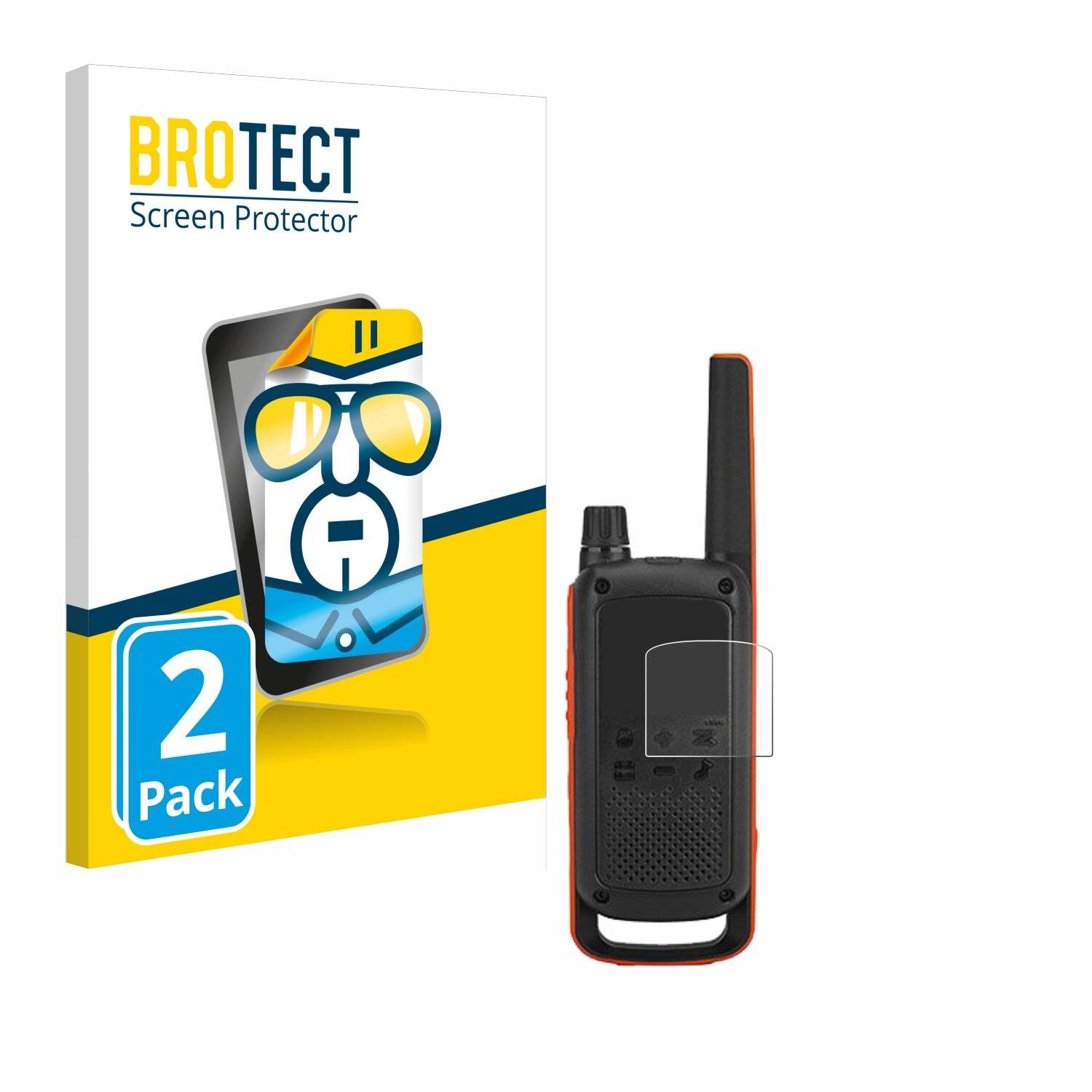 2x BROTECT Displayschutz-Folie für Motorola Talkabout