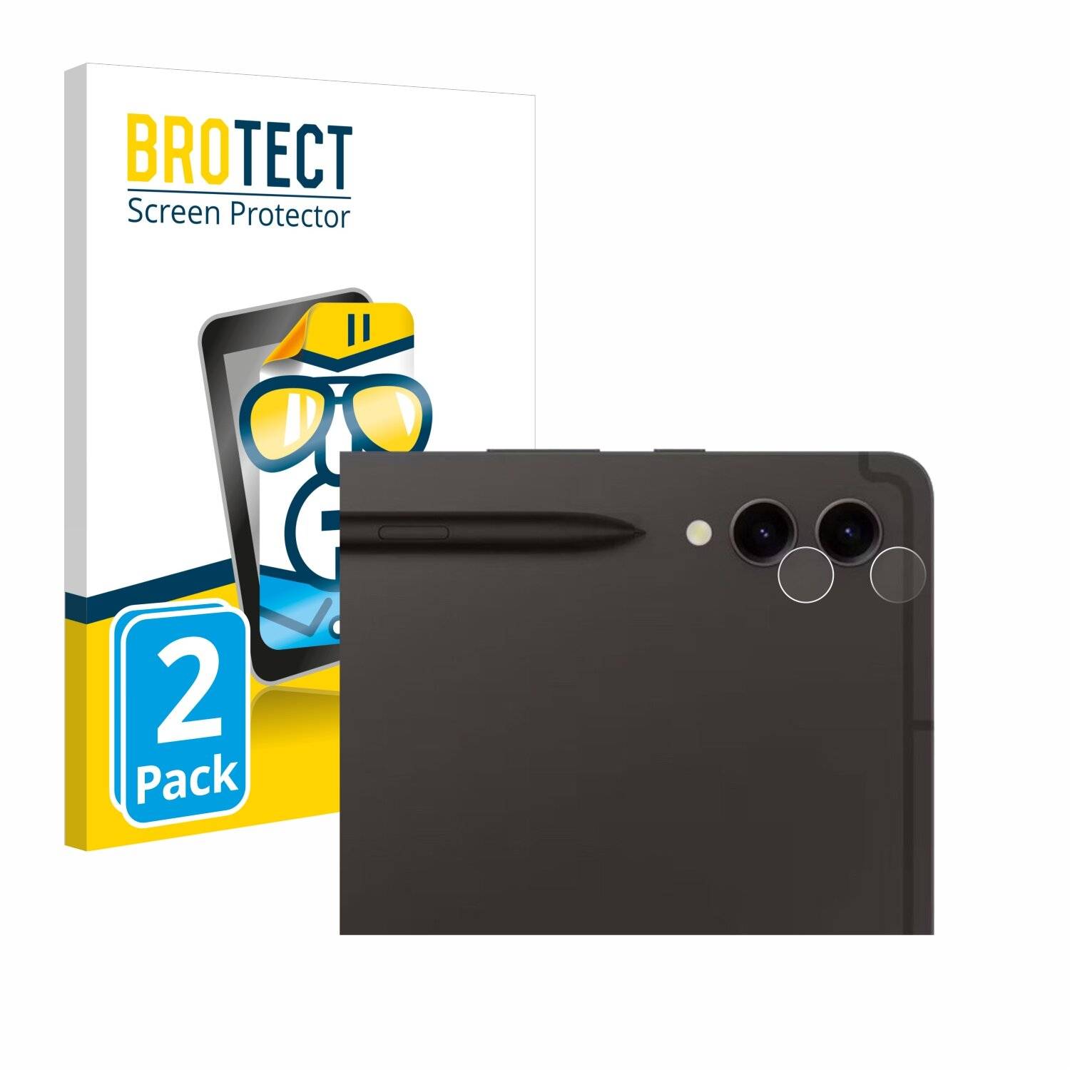 2x BROTECT Displayschutz-Folie für Samsung Galaxy Tab S9 Plus 5G (NUR