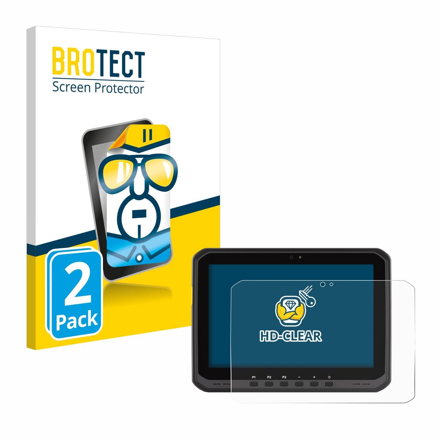 2x BROTECT Displayschutz-Folie für Zebra