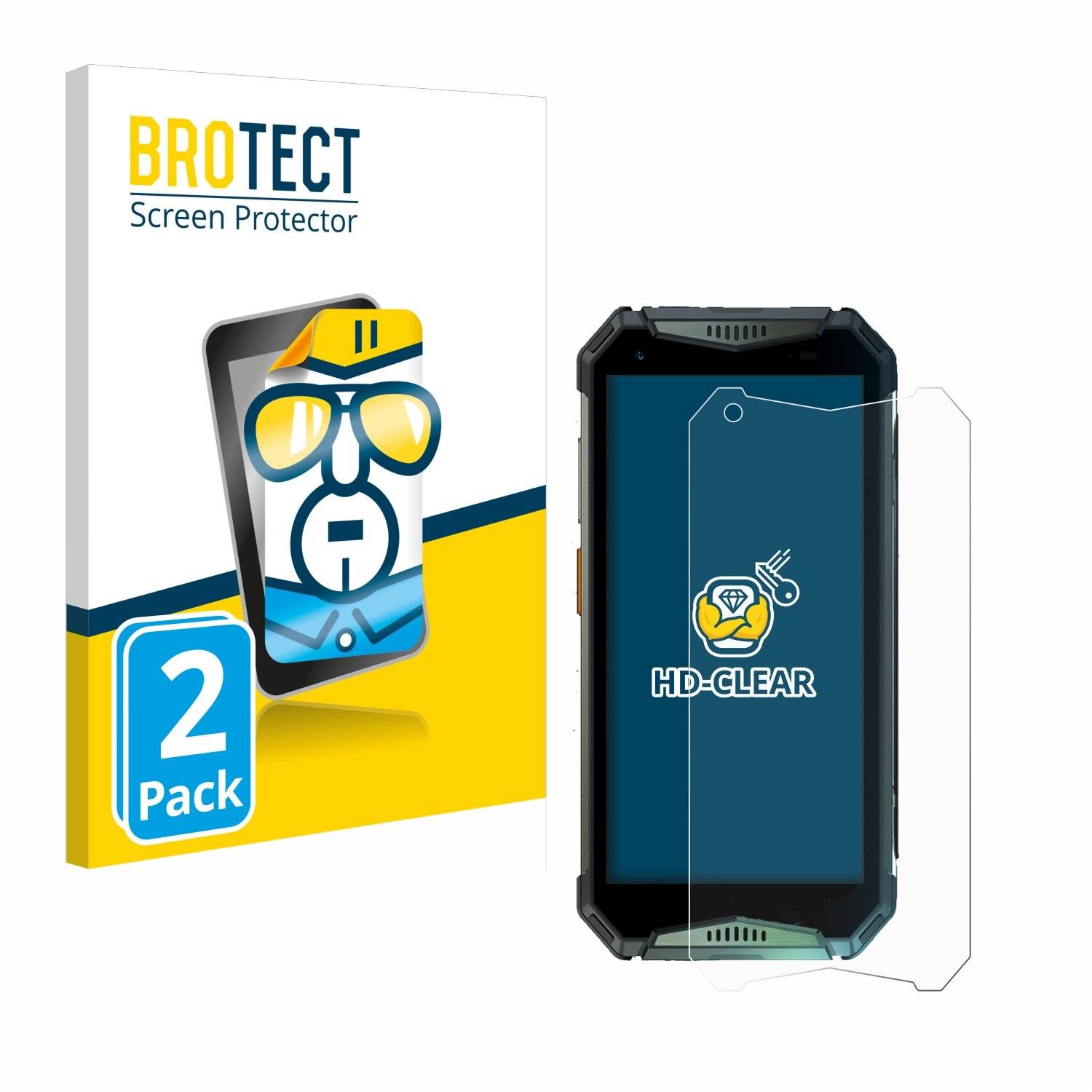 2x BROTECT Displayschutz-Folie für Ulefone Armor