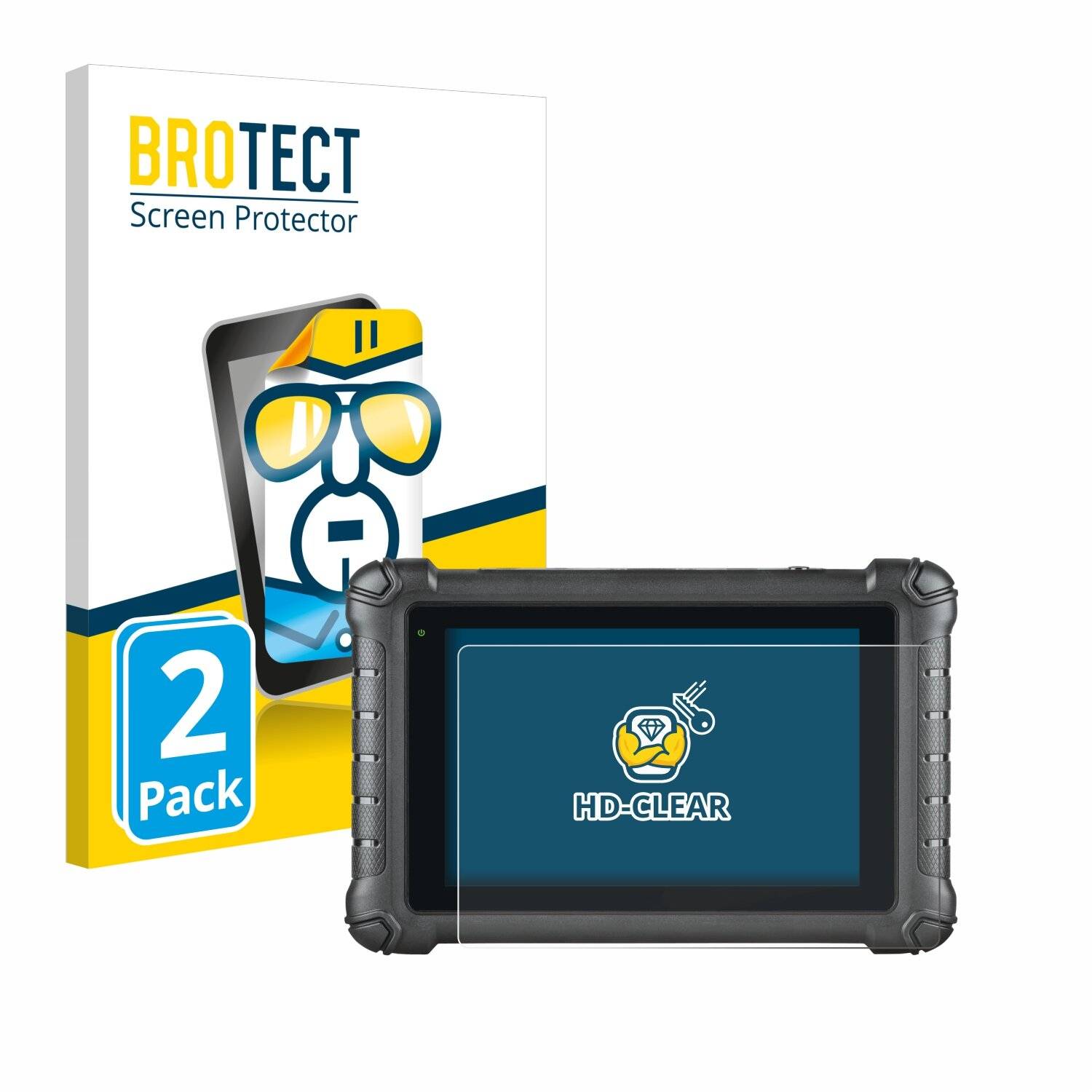 2x BROTECT Displayschutz-Folie für Autel MaxiDAS