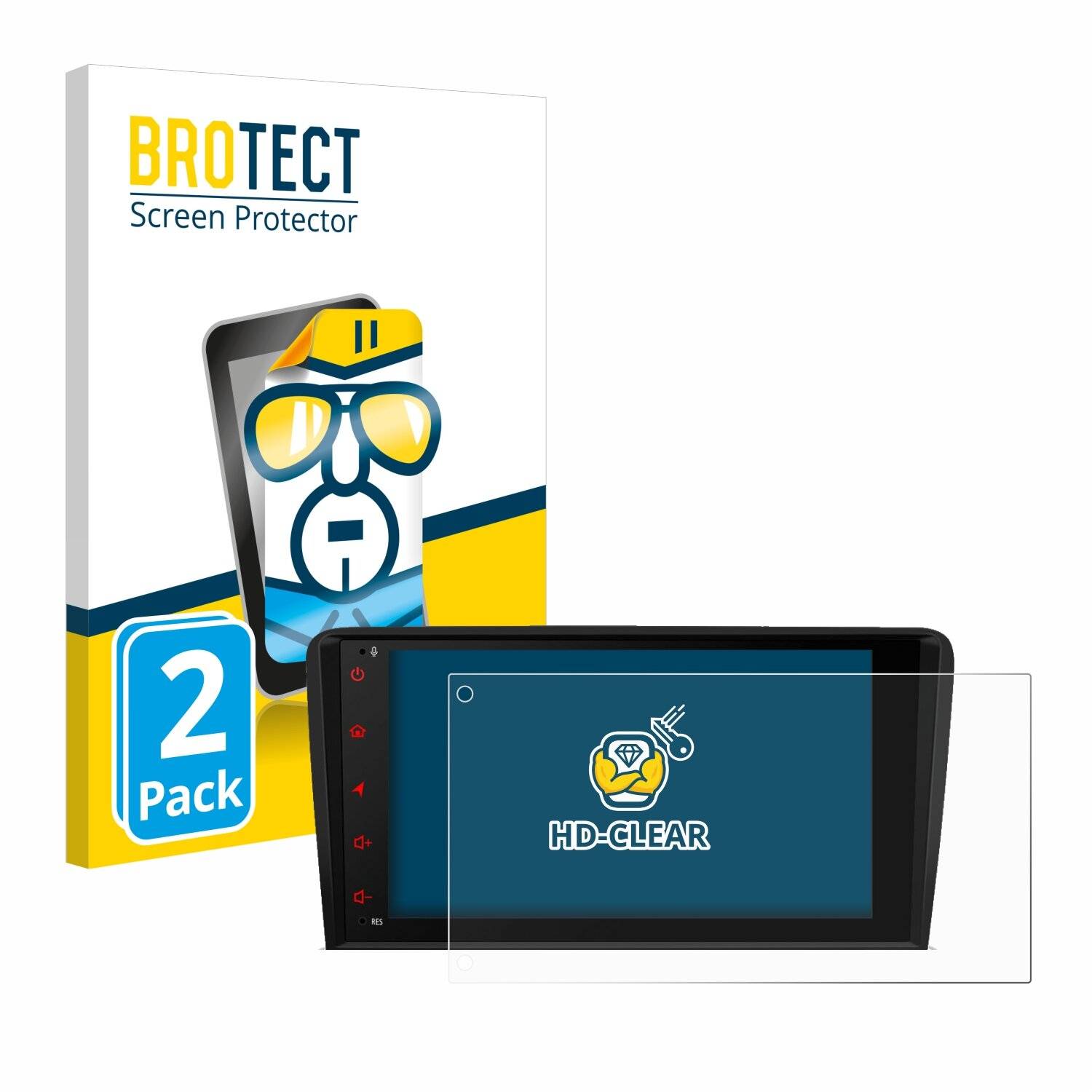 2x BROTECT Displayschutz-Folie für Xtrons