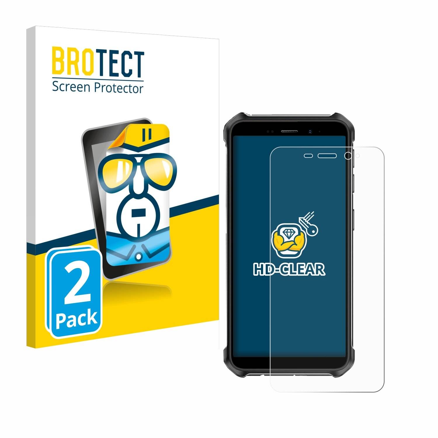 2x BROTECT Displayschutz-Folie für Ulefone Armor X12