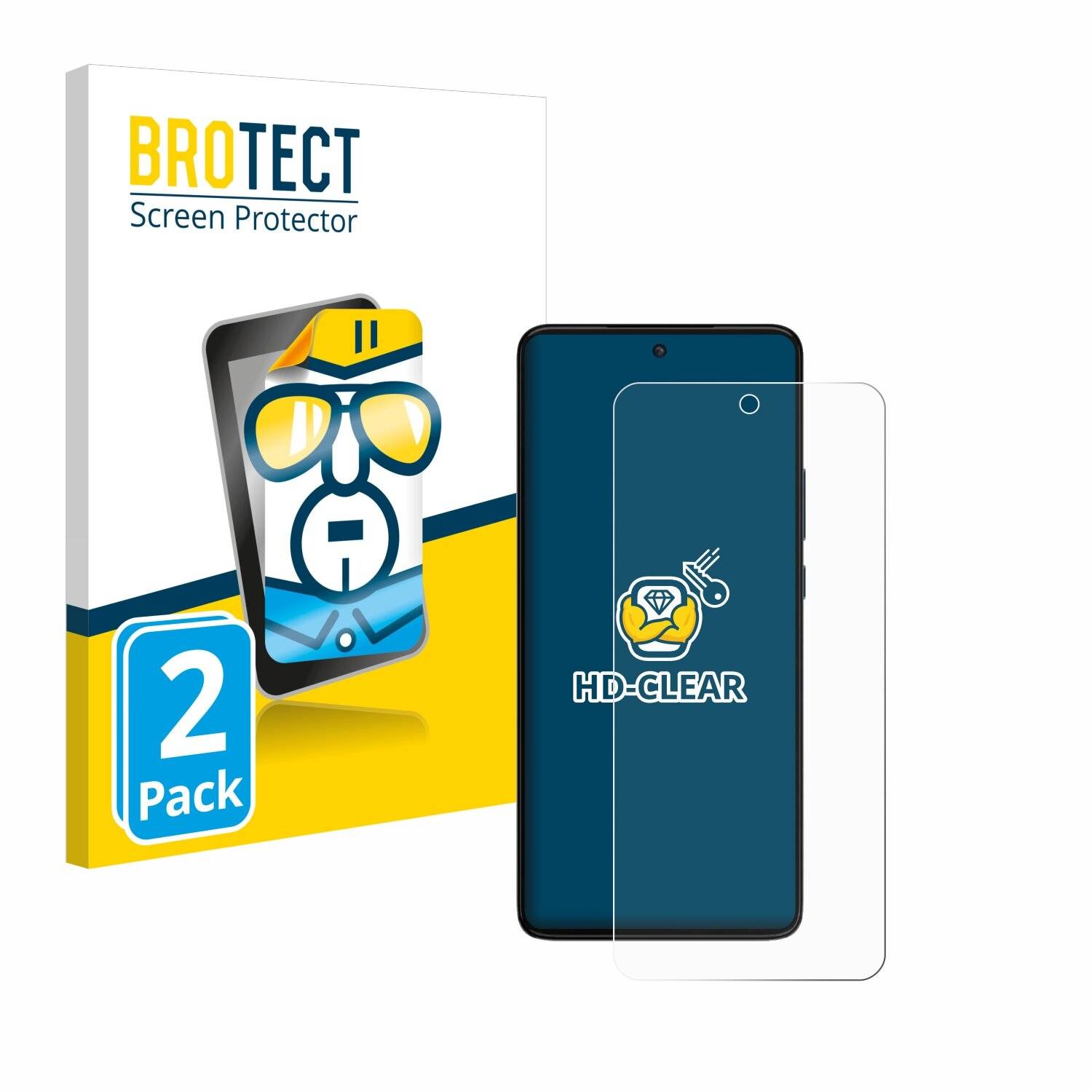 2x BROTECT Displayschutz-Folie für Motorola Moto