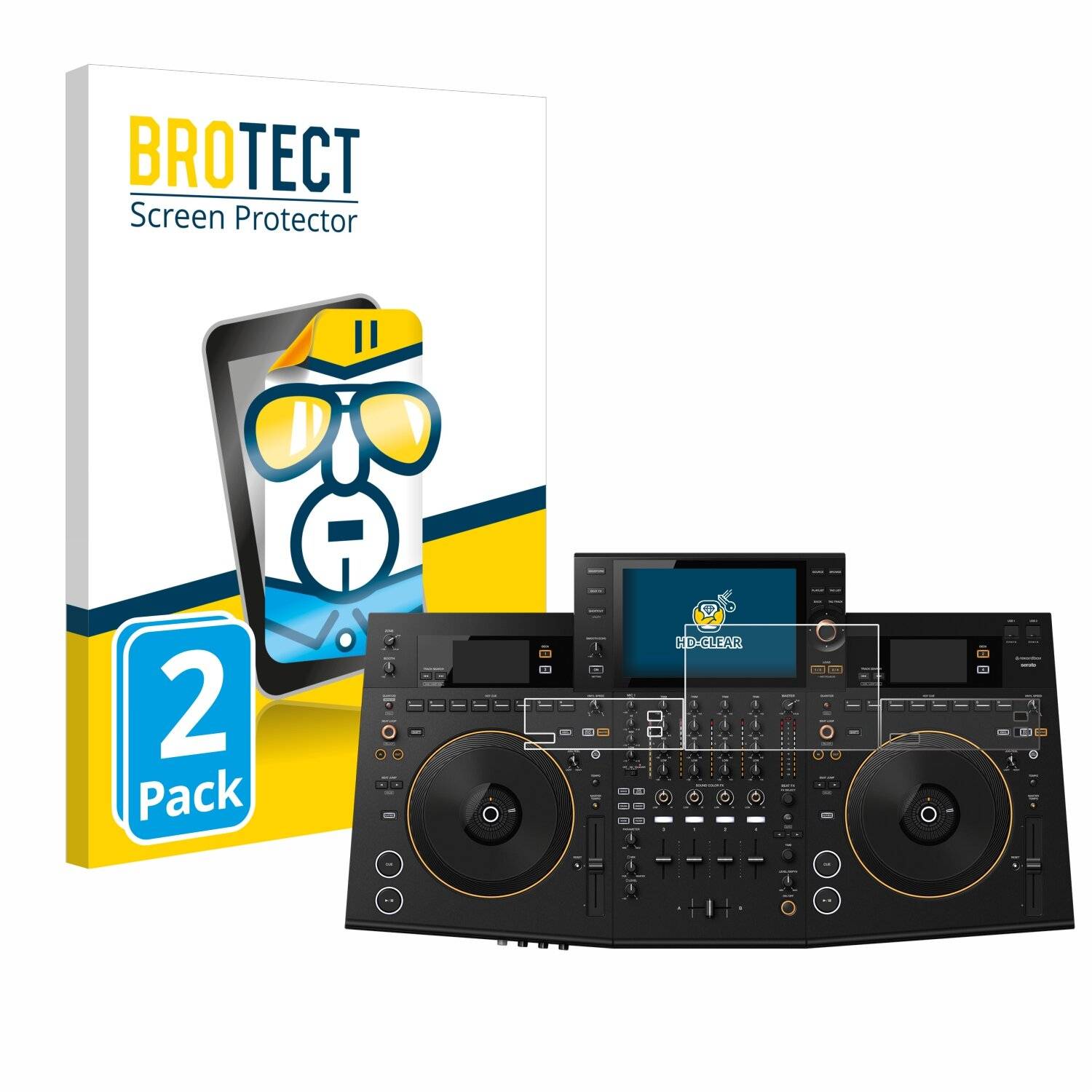 2x BROTECT Displayschutz-Folie für Pioneer
