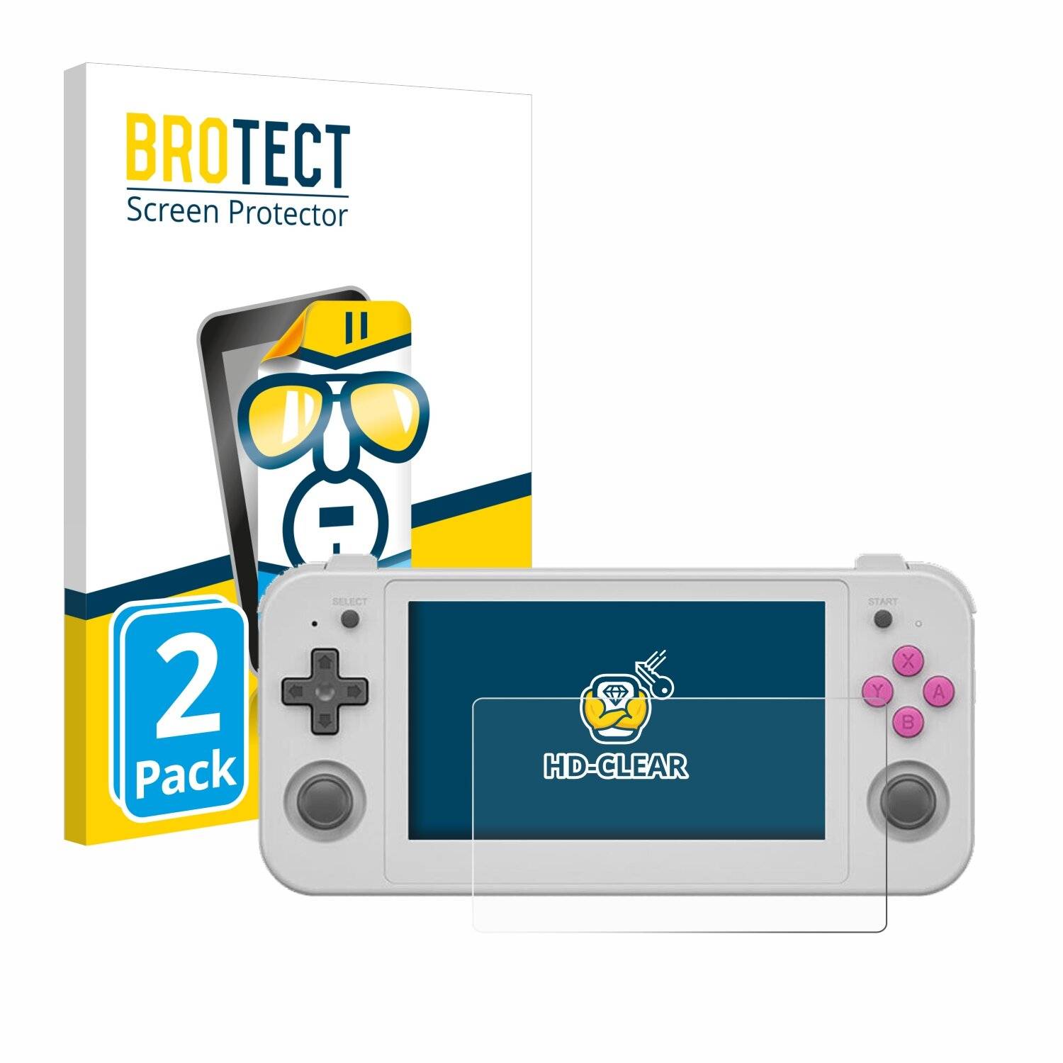 2x BROTECT Displayschutz-Folie für Anbernic