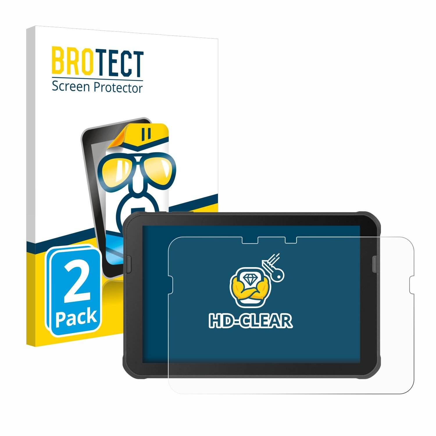 2x BROTECT Displayschutz-Folie für Honeywell ScanPal