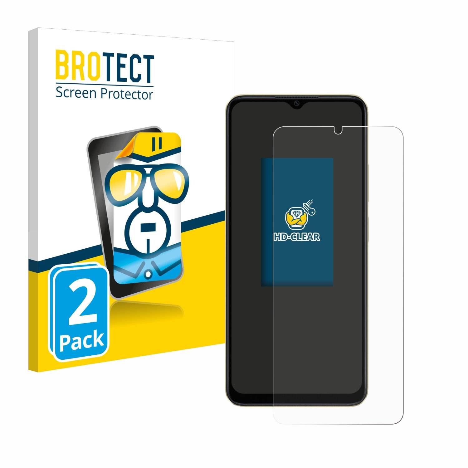 2x BROTECT Displayschutz-Folie für Oppo