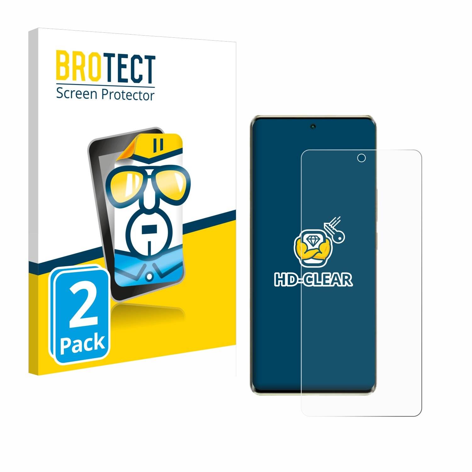 2x BROTECT Displayschutz-Folie für Infinix Zero
