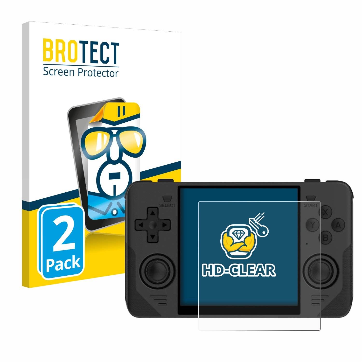2x BROTECT Displayschutz-Folie für Powkiddy