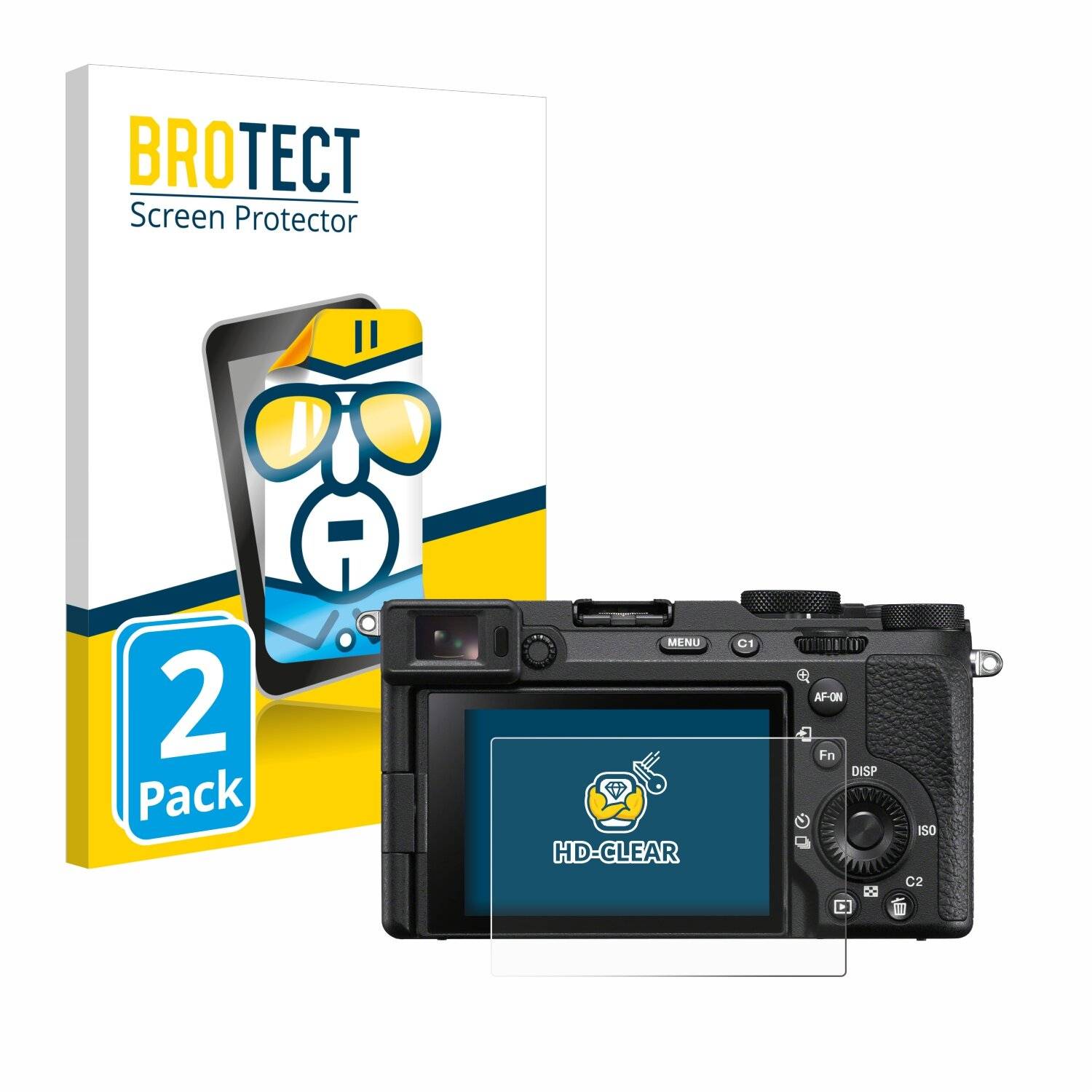2x BROTECT Displayschutz-Folie für Sony Alpha