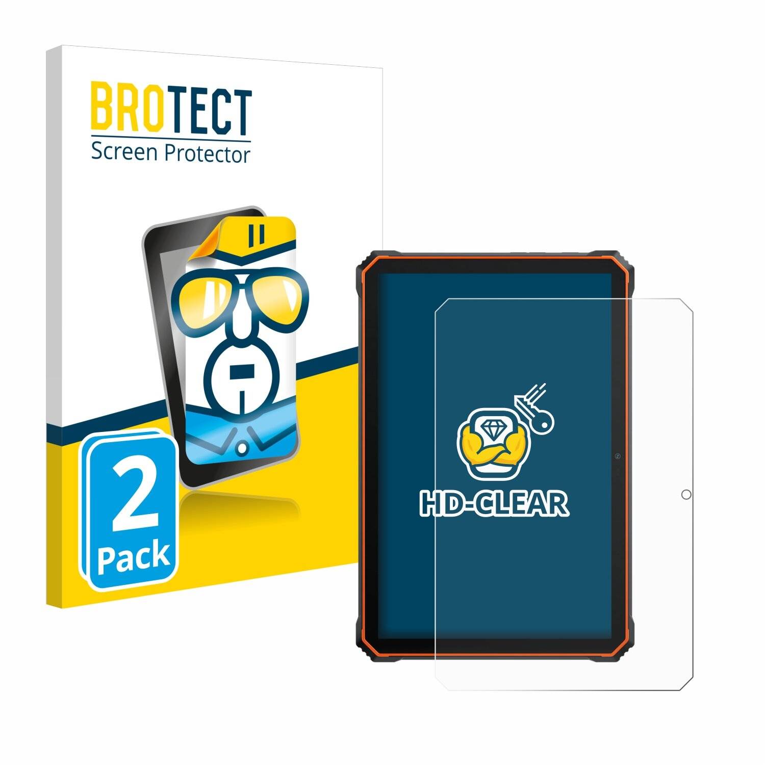 2x BROTECT Displayschutz-Folie für Blackview Oscal Spider