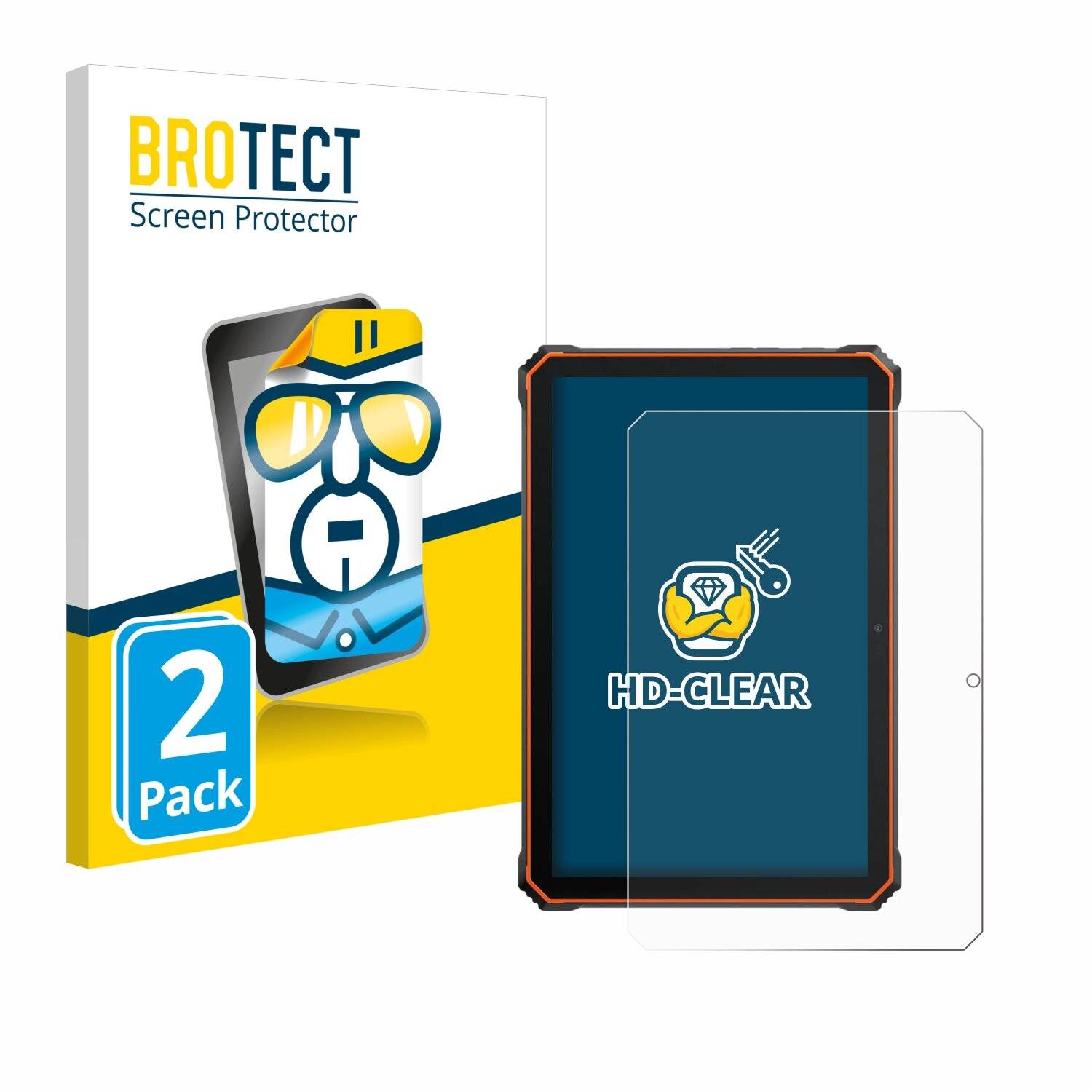 2x BROTECT Displayschutz-Folie für Blackview Active